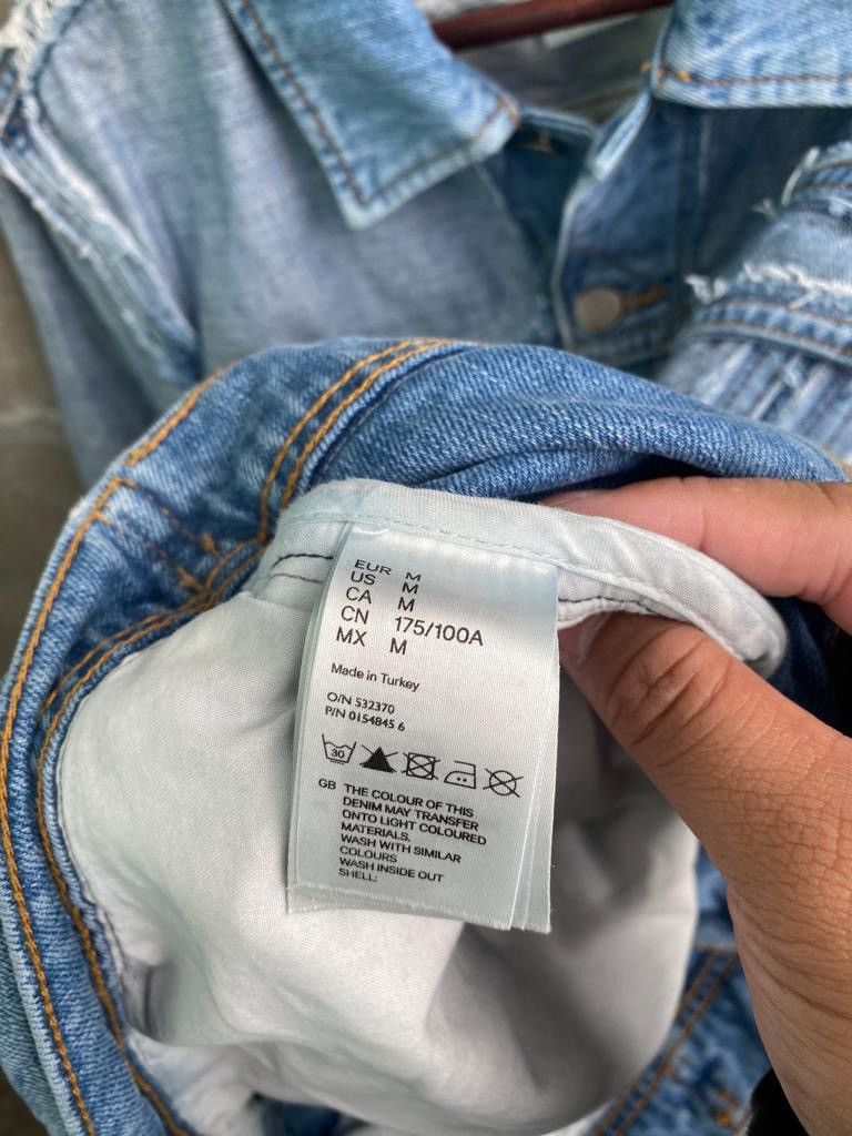 H&M × Maison Margiela Reconstructed Denim Jacket Size US M / EU 48-50 / 2 - 9 Thumbnail
