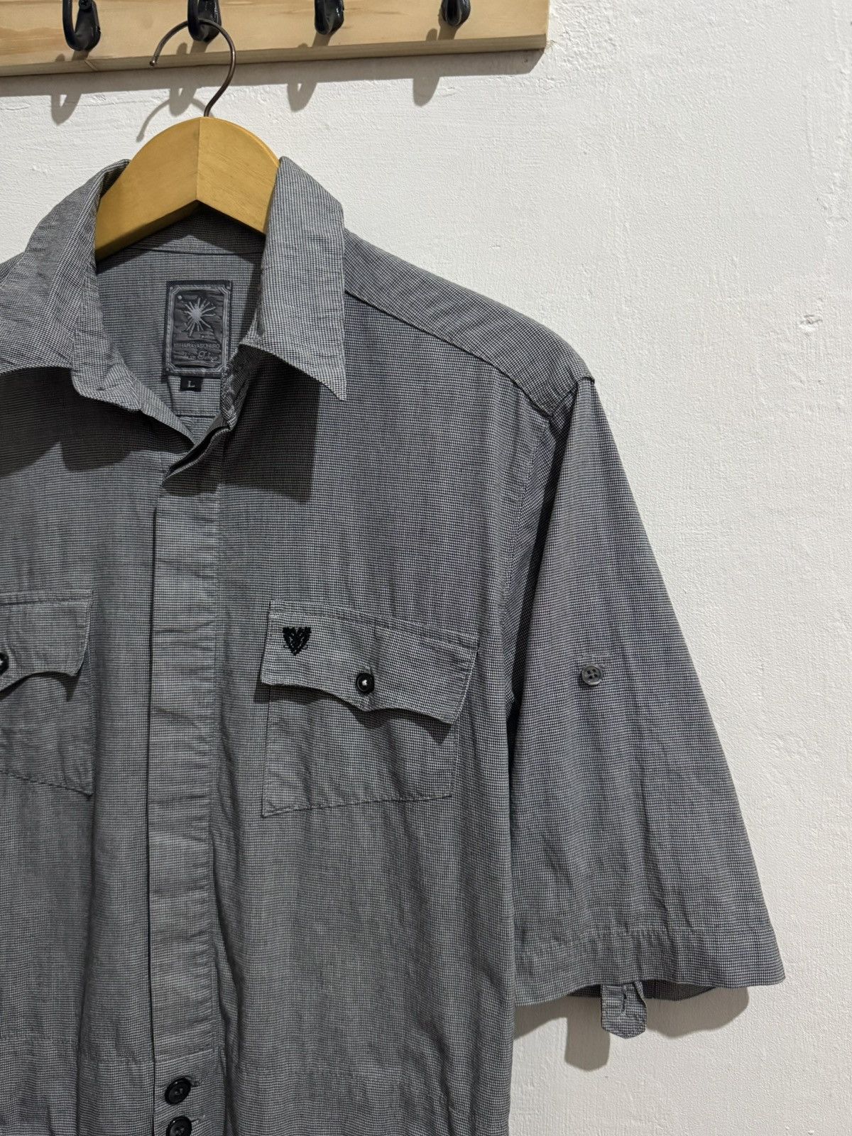 Maison MIHARA YASUHIRO MIHARAYASUHIRO BUCKLE BACK AVANT GARDE SHIRT Size L / US 10 / IT 46 - 5 Thumbnail