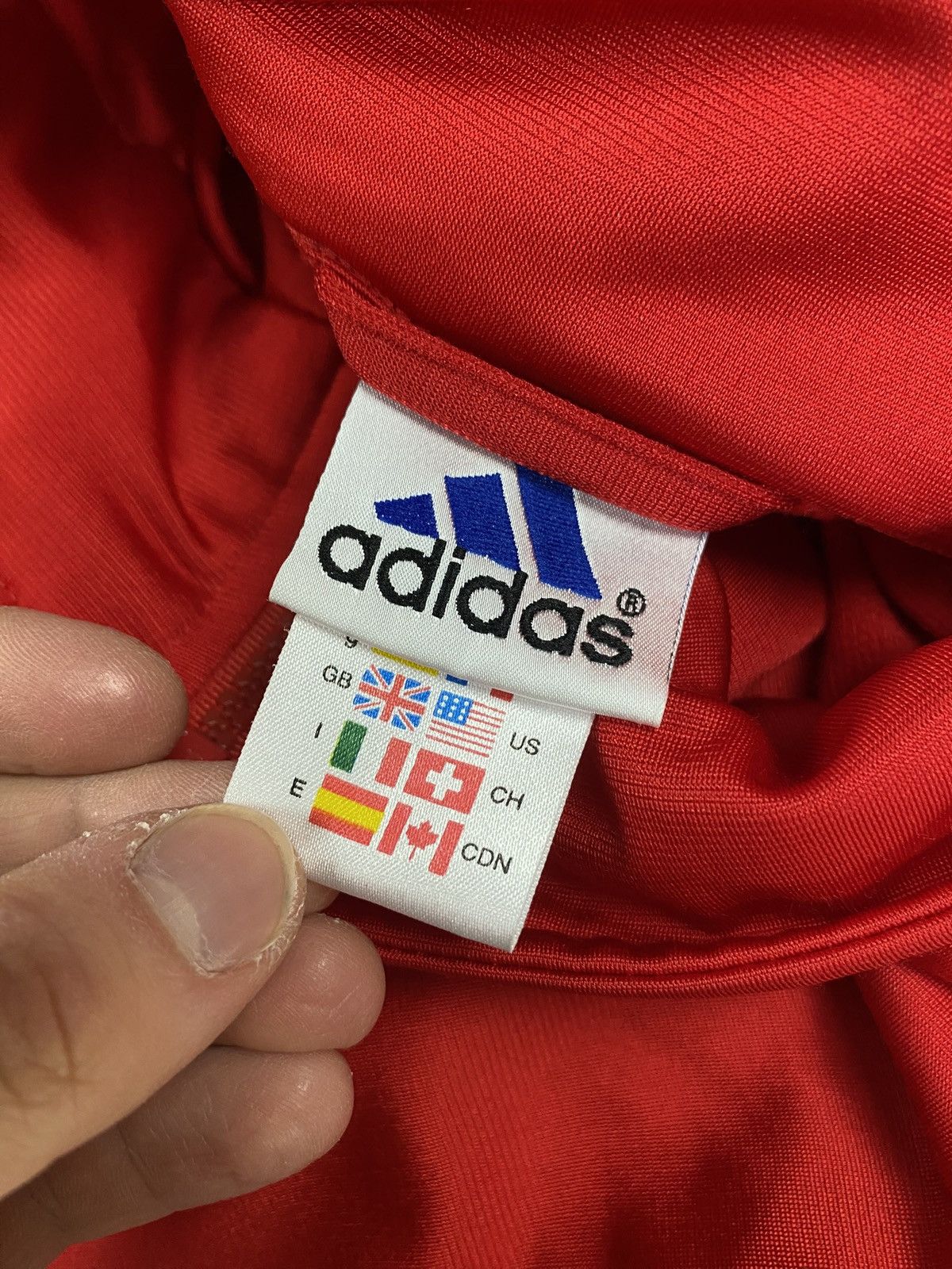 Adidas Adidas vintage tracksuit set red 90s Size US XXL / EU 58 / 5 - 4 Thumbnail