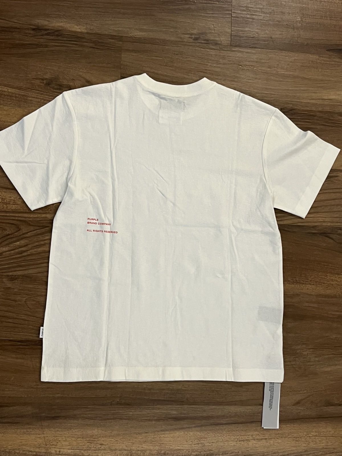 Purple Brand Medium mens white tee new Size US M / EU 48-50 / 2 - 2 Thumbnail