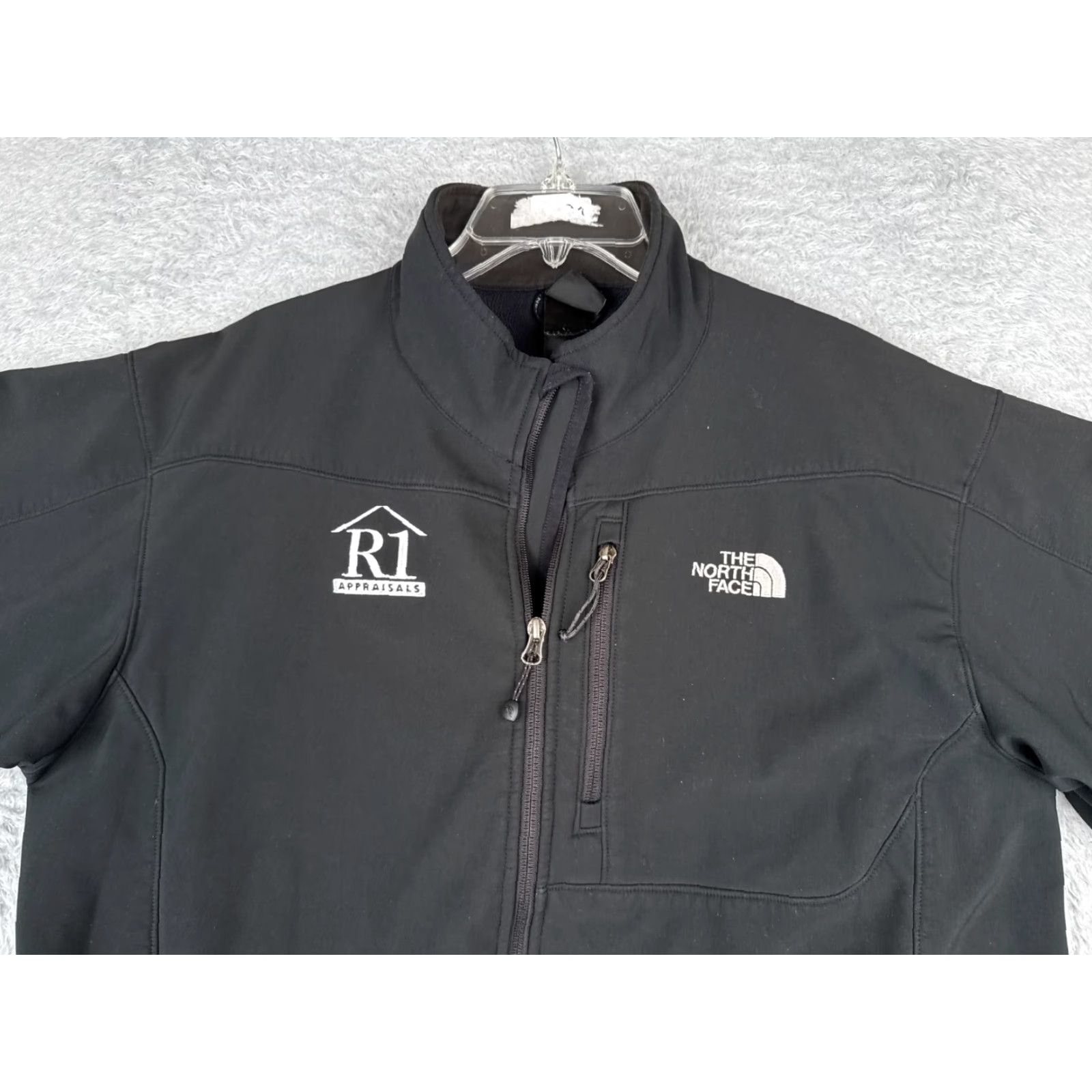 The North Face The North Face Jacket Men Large Black Full Zip Mock Neck Polyester Apex READ Size US L / EU 52-54 / 3 - 4 Thumbnail
