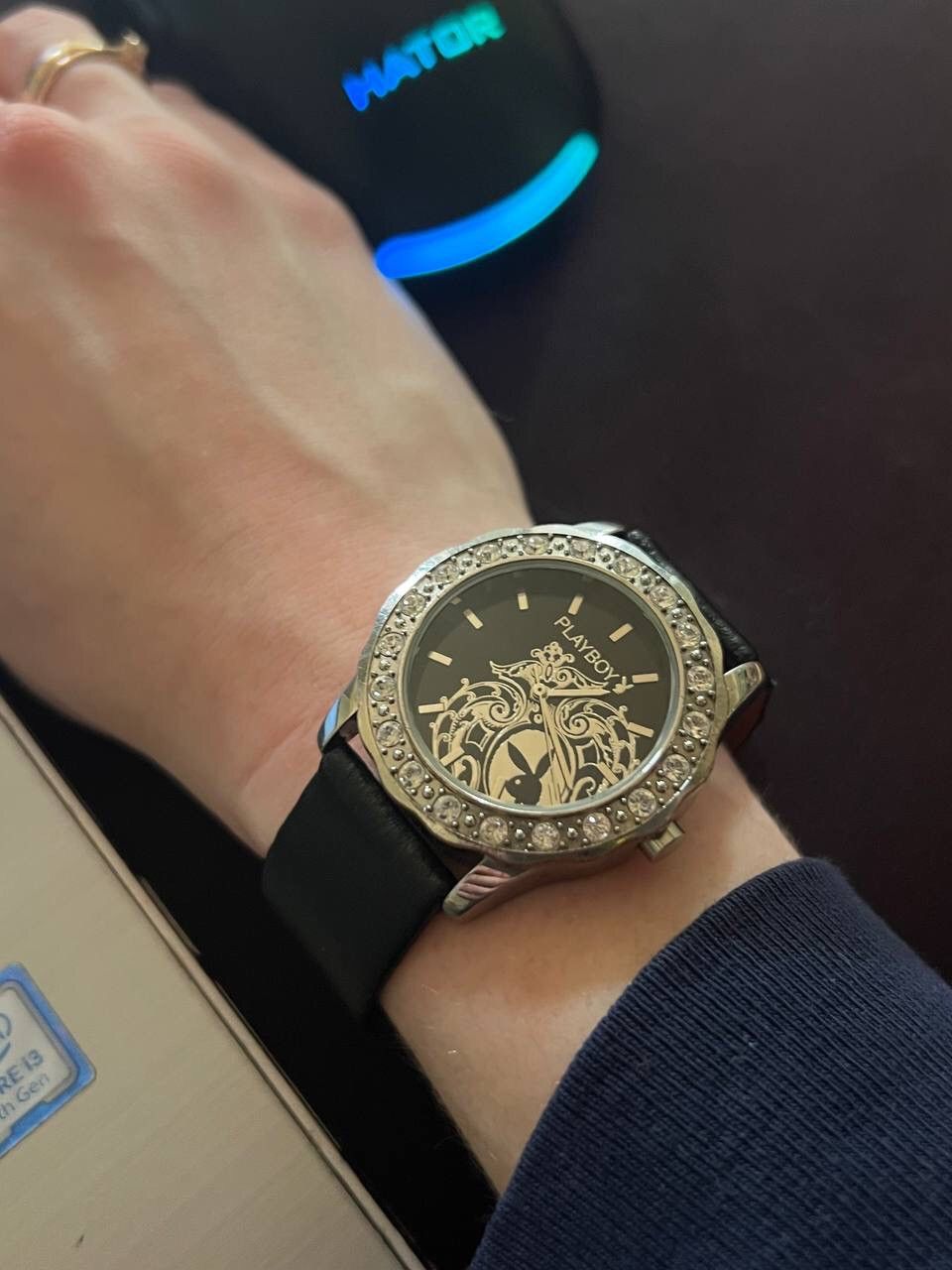 Japanese Brand × Vintage Vintage 🐰 Play Boy Japanese style futuristic Steel Watch Size ONE SIZE - 10 Thumbnail