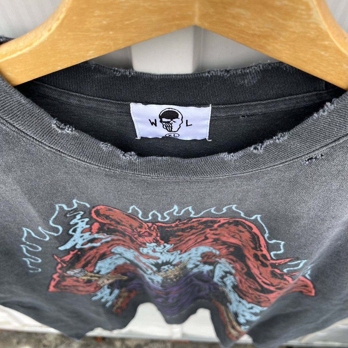 Warren Lotas Warren Lotus ‘A Husk of his Former Self Distressed’ Tee XL Size US XL / EU 56 / 4 - 3 Thumbnail