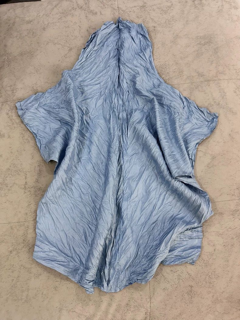 Issey Miyake Issey Miyake Blue short-sleeved shirt Size L / US 10 / IT 46 - 8 Thumbnail