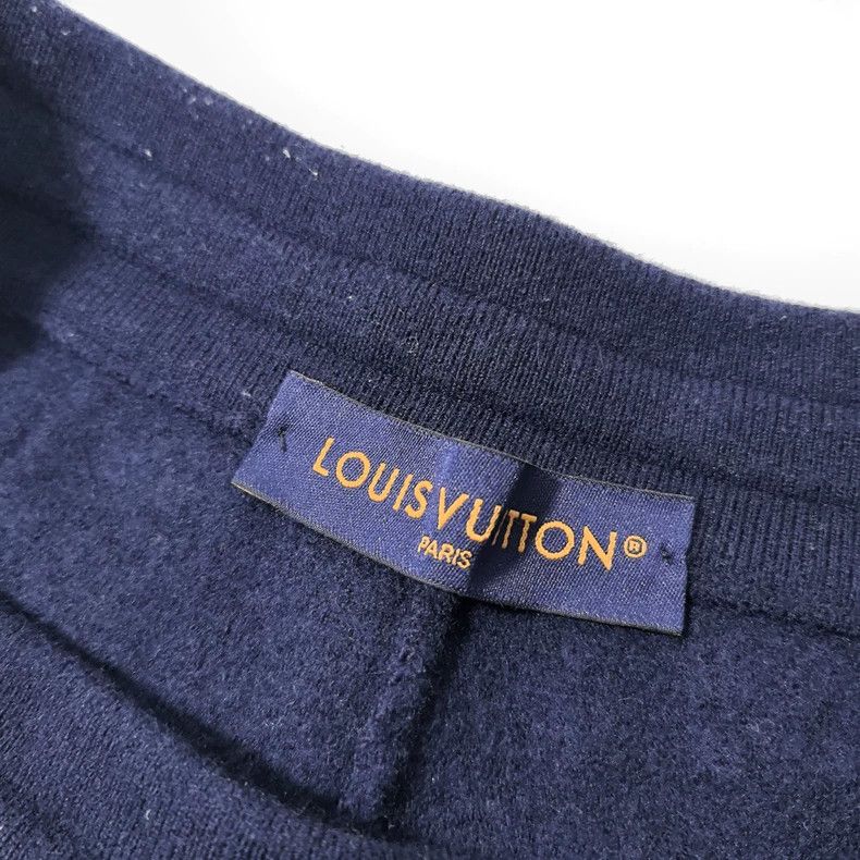 Louis Vuitton Louis Vuitton size m SS24 Navy Preppy Blue Wrap Knit Short Size US 28 / EU 44 - 4 Thumbnail