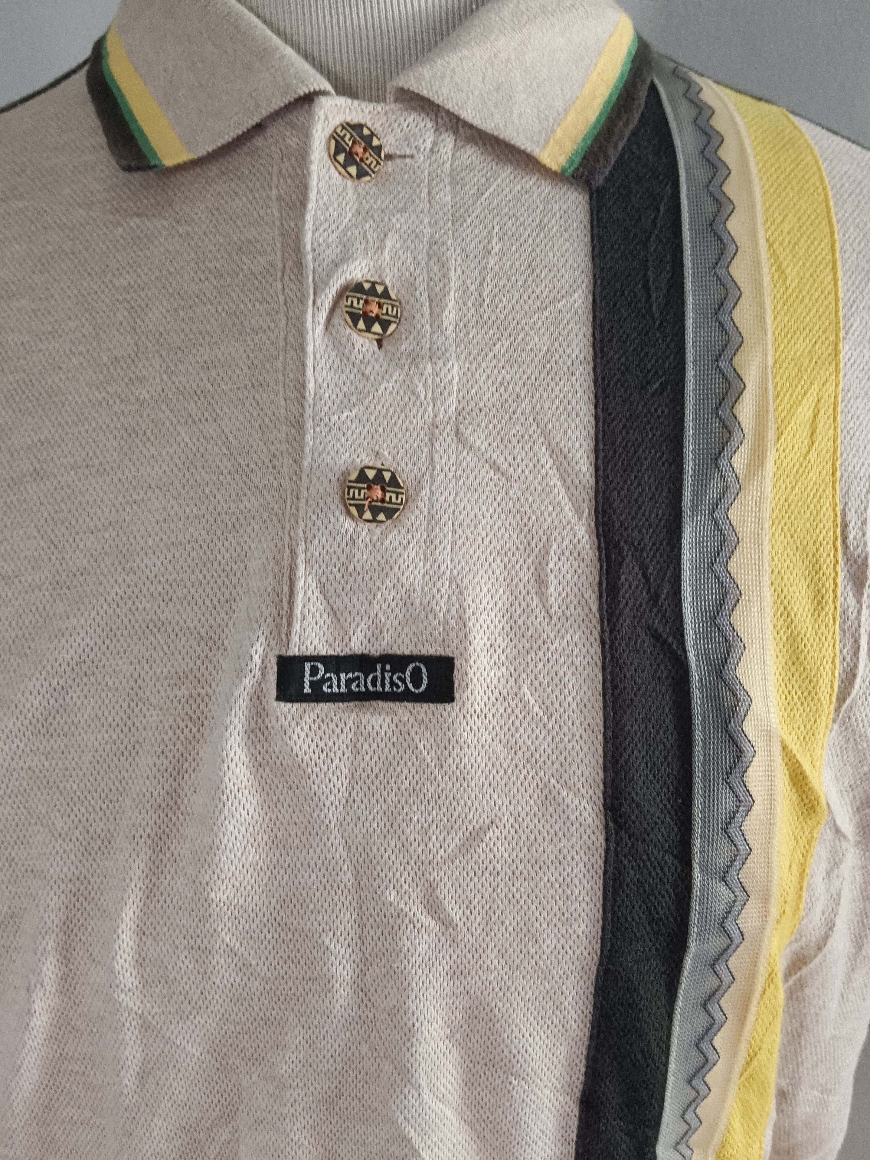 Japanese Brand Paradiso Polos Shirt Short Sleeve Size M Made in Japan Size US M / EU 48-50 / 2 - 6 Thumbnail