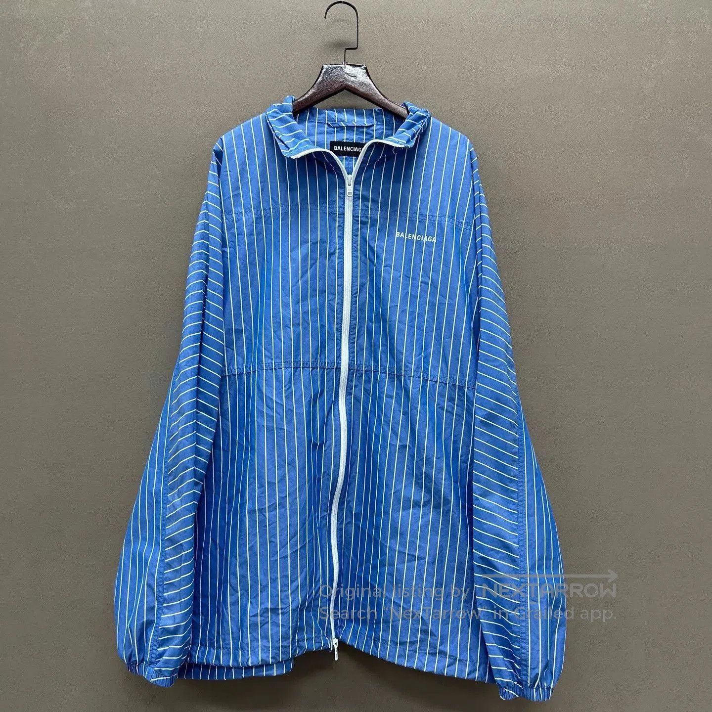 Balenciaga Blue Striped Zip. Size US S / EU 44-46 / 1 - 1 Thumbnail