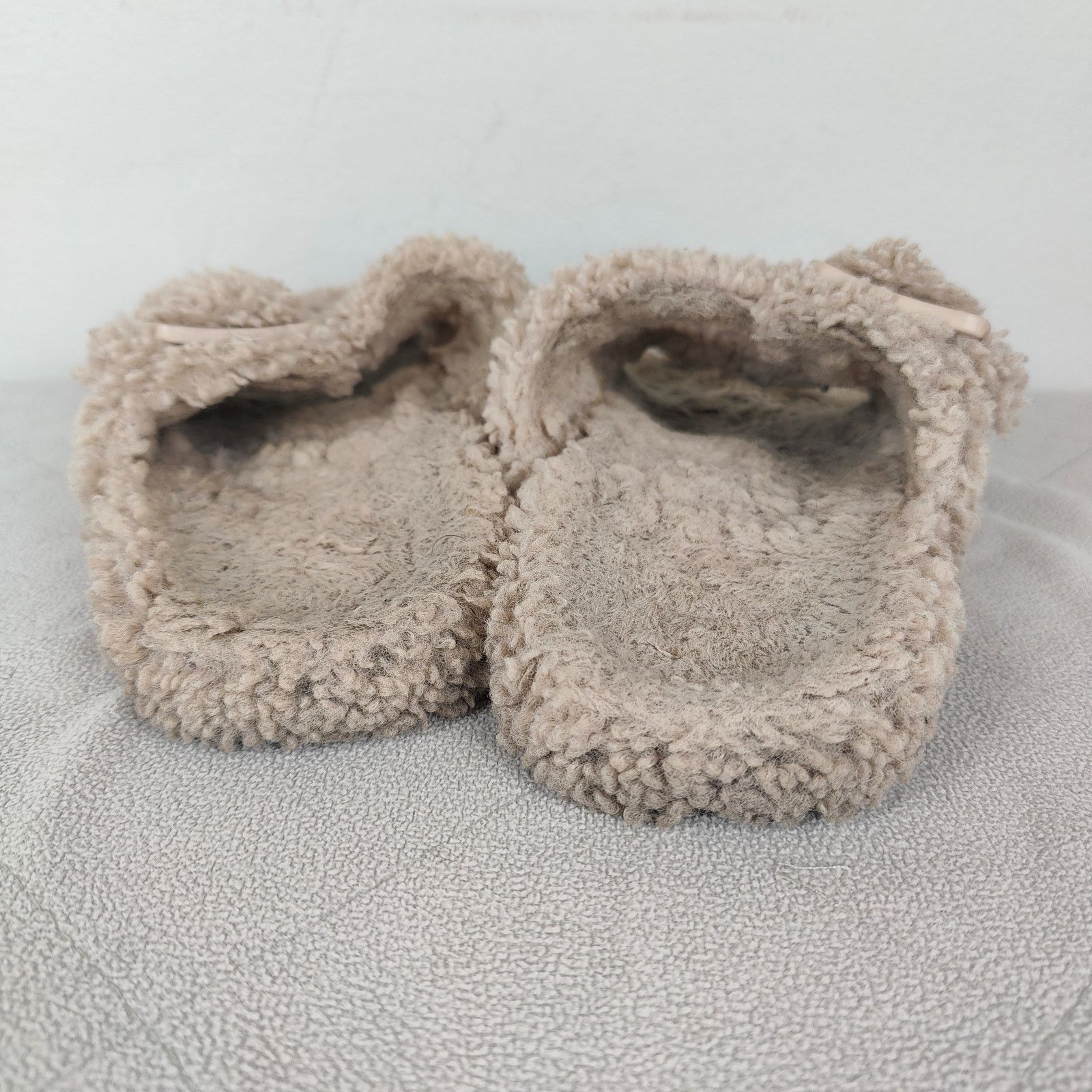 Balenciaga Balenciaga Mallorca Faux Shearling Buckle Sandals Womens 37 Size US 7 / IT 37 - 7 Thumbnail
