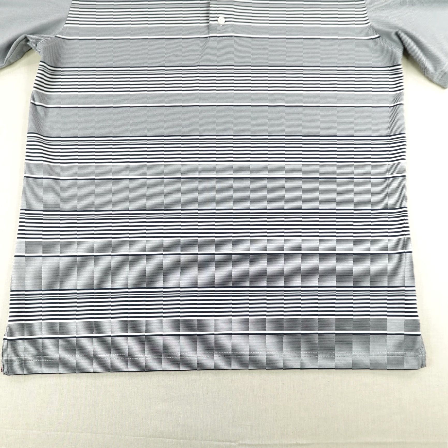 Brooks Brothers Brooks Brothers Polo Shirt Mens XL Gray Blue Stripes Performance Golf Flexible Size US XL / EU 56 / 4 - 3 Thumbnail