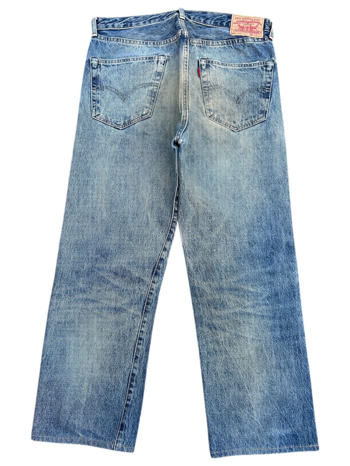 Kapital Levis Big E 501XX Selvedge Distressed Denim Jeans Size US 34 / EU 50 - 1 Thumbnail