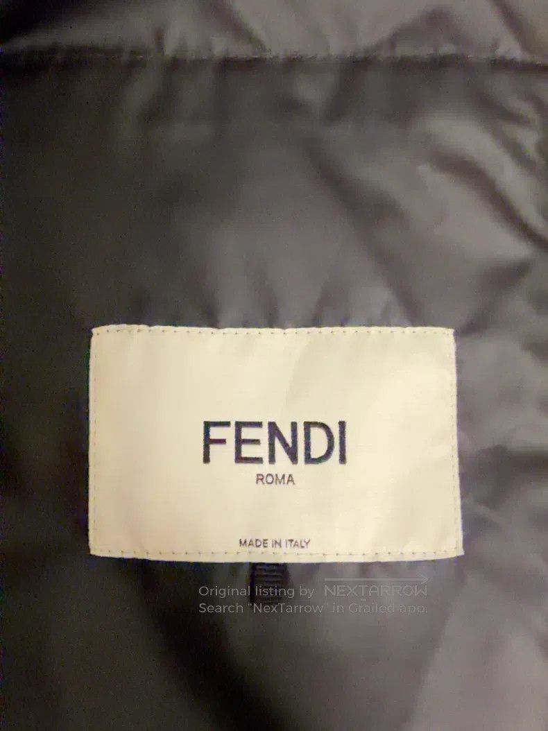 Fendi Fendi Black Hooded Short Jacket, Lightweight Fabric, Zippe Size XS / US 0-2 / IT 36-38 - 4 Thumbnail