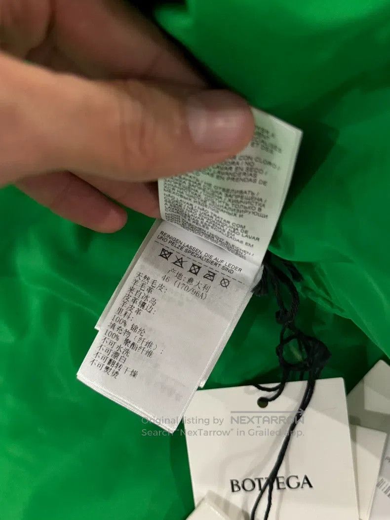 Bottega Veneta Bottega Veneta Green Fur One-Piece Hoodie Size US S / EU 44-46 / 1 - 7 Thumbnail