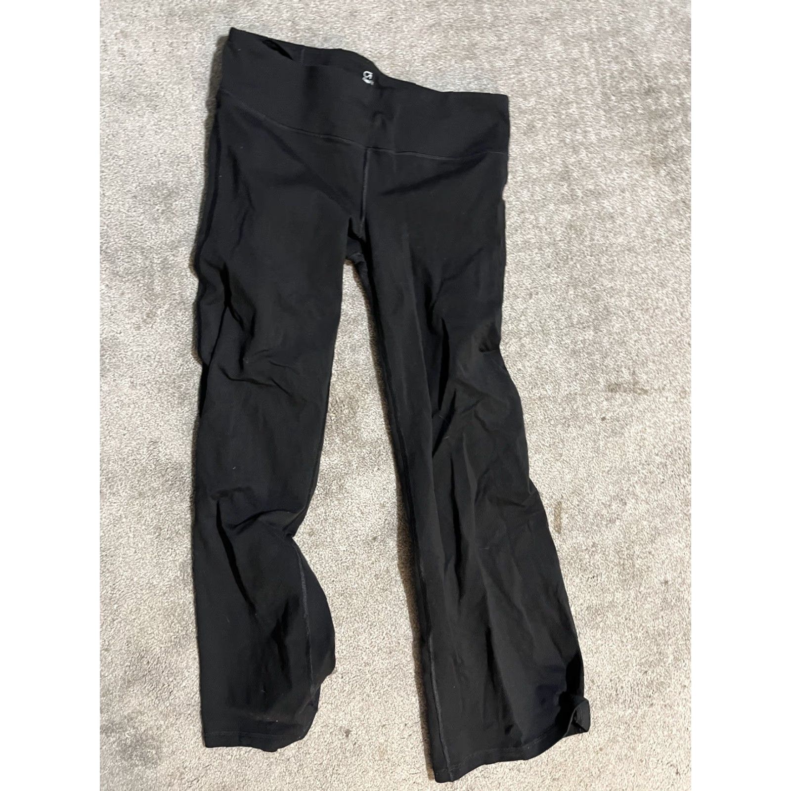 Gap GAP Gfit Leggings Women’s Straight Fit Cotton Ankle Size Large Black Activewear Compression Size 36" / US 14 / IT 50 - 3 Thumbnail