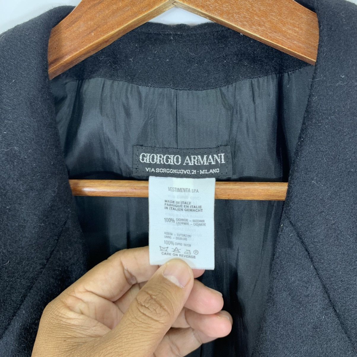 Armani Collezioni VINTAGE GIORGIO ARMANI COLLECTION WOOL COAT Size M / US 6-8 / IT 42-44 - 5 Thumbnail