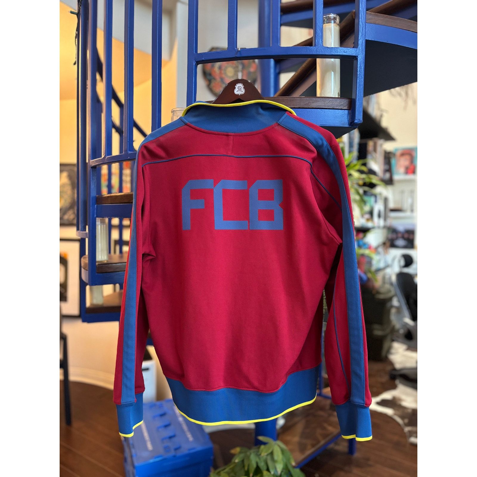 Nike FC Barcelona Nike Red Track Jacket Size M Size US M / EU 48-50 / 2 - 1 Thumbnail