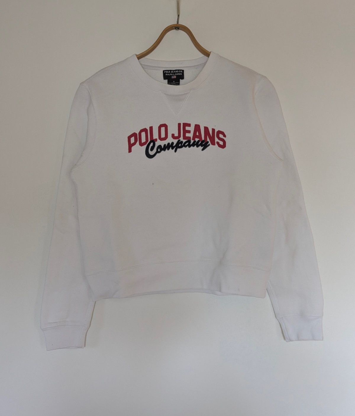 Polo Ralph Lauren 🤍 Polo Jeans Co. Ralph Lauren Sweatshirt – Women’s M Size M / US 6-8 / IT 42-44 - 1 Thumbnail