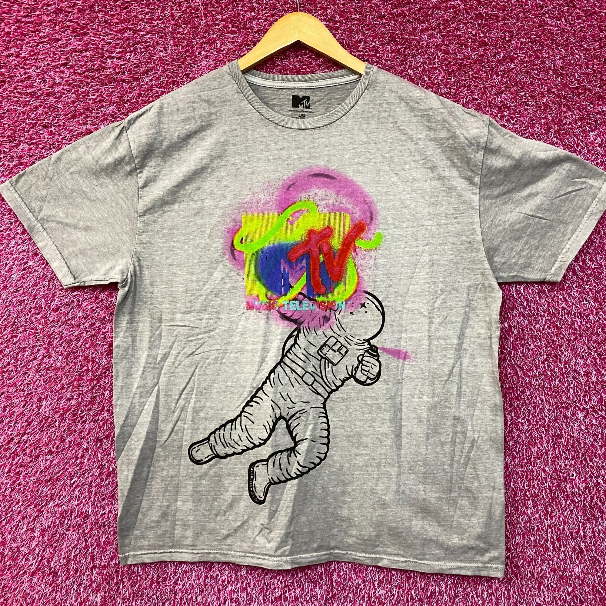 Mtv MTV Astronaut Moon Man Trophy Poster T-Shirt Large Size US L / EU 52-54 / 3 - 1 Thumbnail