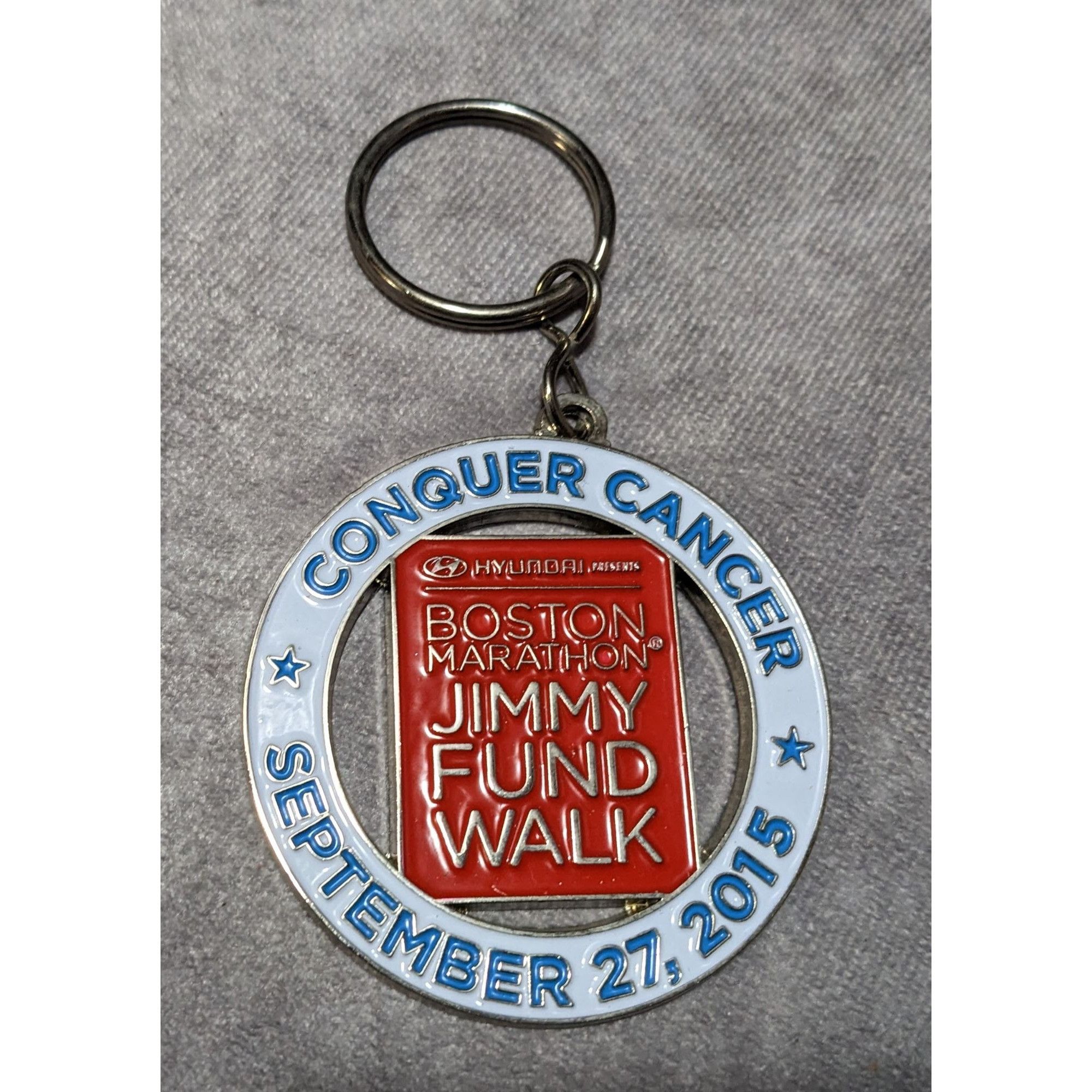 Other Boston Marathon 2015 Jimmy Fund Walk Keychain Size ONE SIZE - 3 Thumbnail