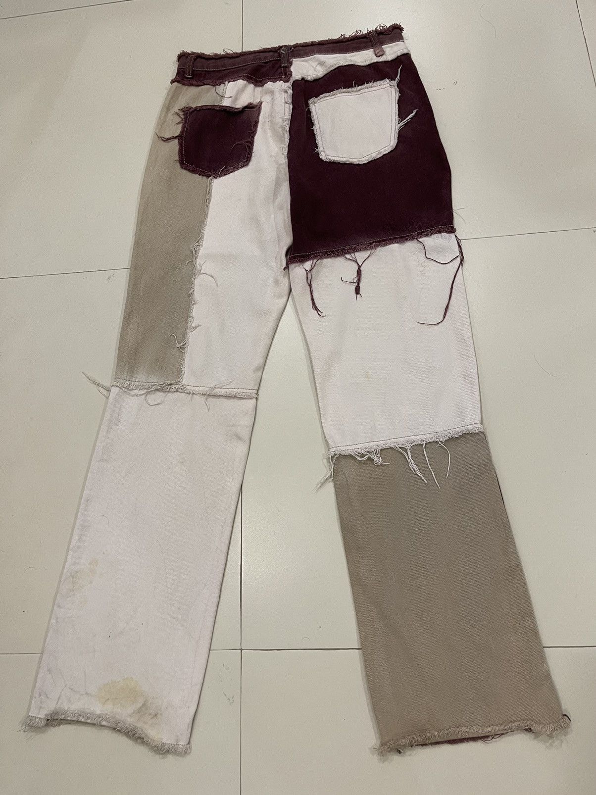 Designer × Japanese Brand × Vintage 90’s PATCHWORK PANTS INSPIRED KAPITAL JAPAN Size US 31 - 3 Thumbnail