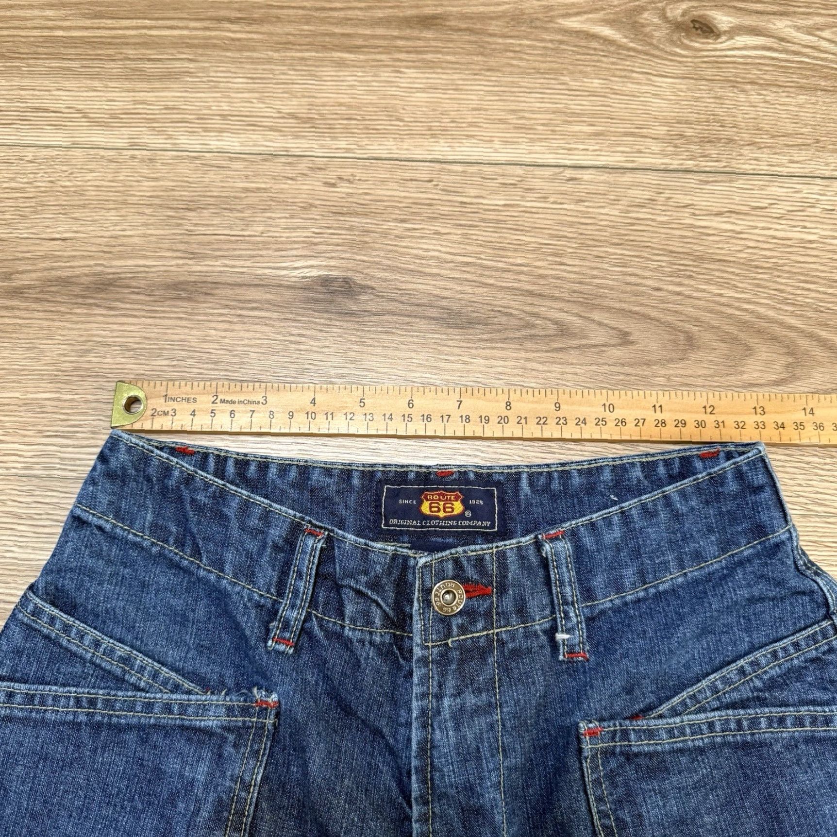 Route 66 VINTAGE Route 66 Women's Denim Jeans Size 5/6 Regular Cotton Blue Straight Leg High Rise Casual Size 27" / US 4 / IT 40 - 3 Thumbnail