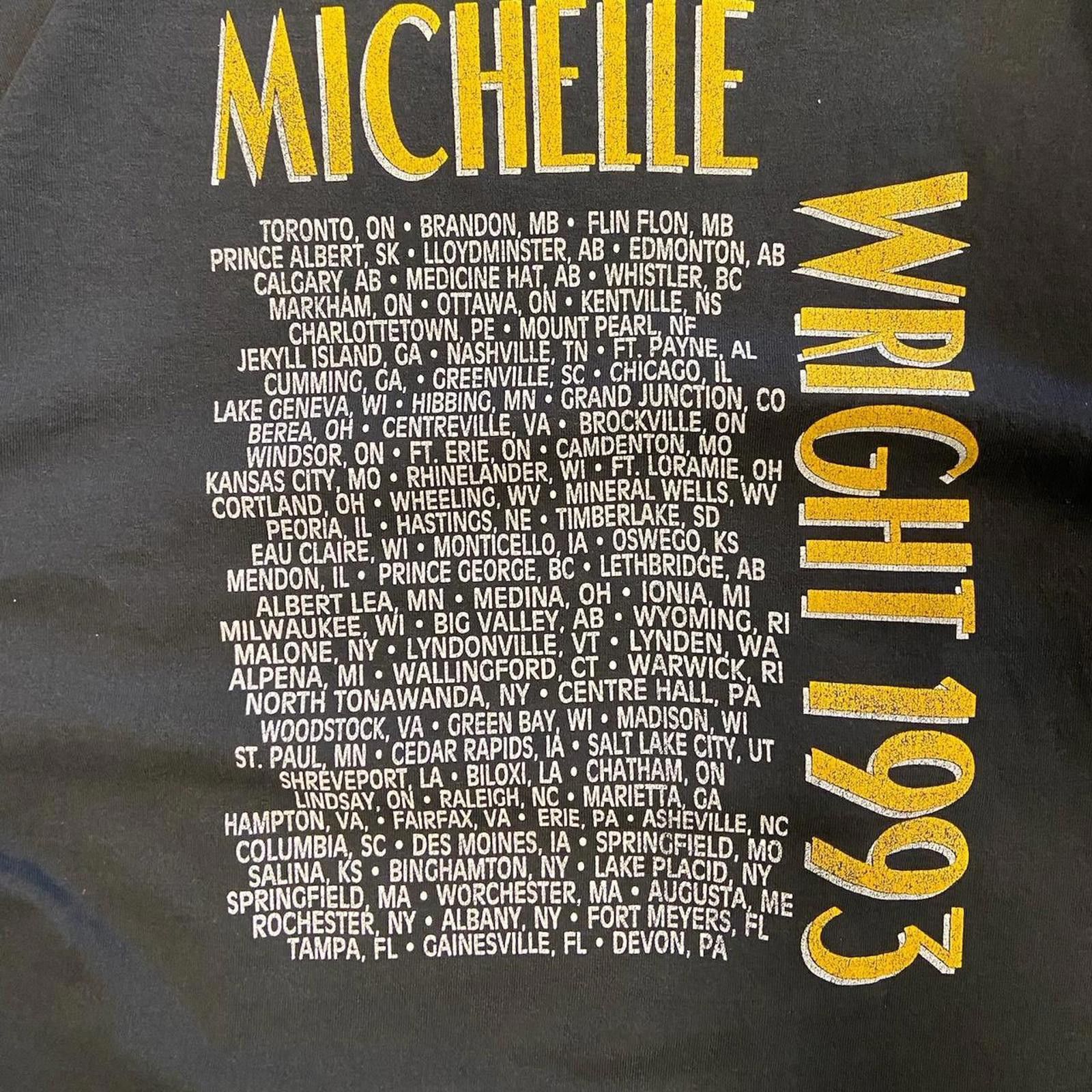 Vintage Vintage 1993 Michelle Wright Tour Tee Size US XL / EU 56 / 4 - 5 Thumbnail