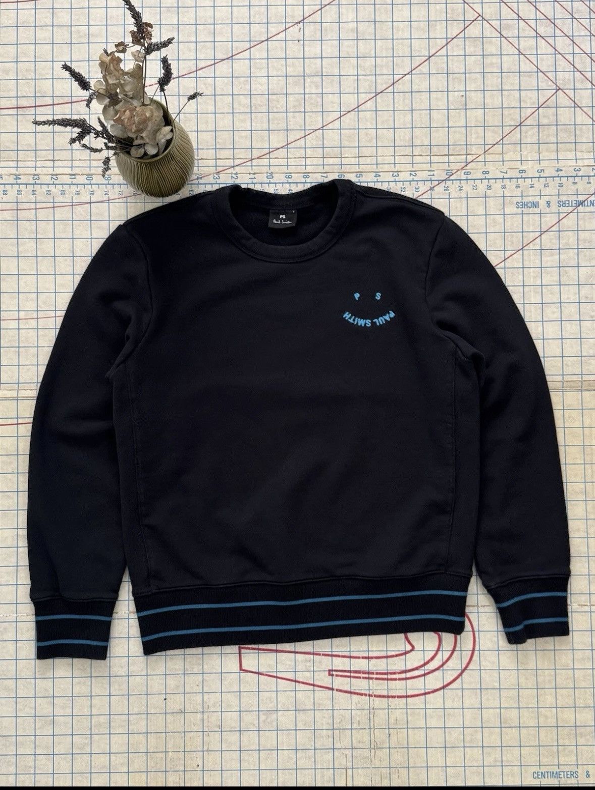 Paul Smith Paul Smith Smiley Crewneck Black Mens Size Small Size US S / EU 44-46 / 1 - 1 Thumbnail