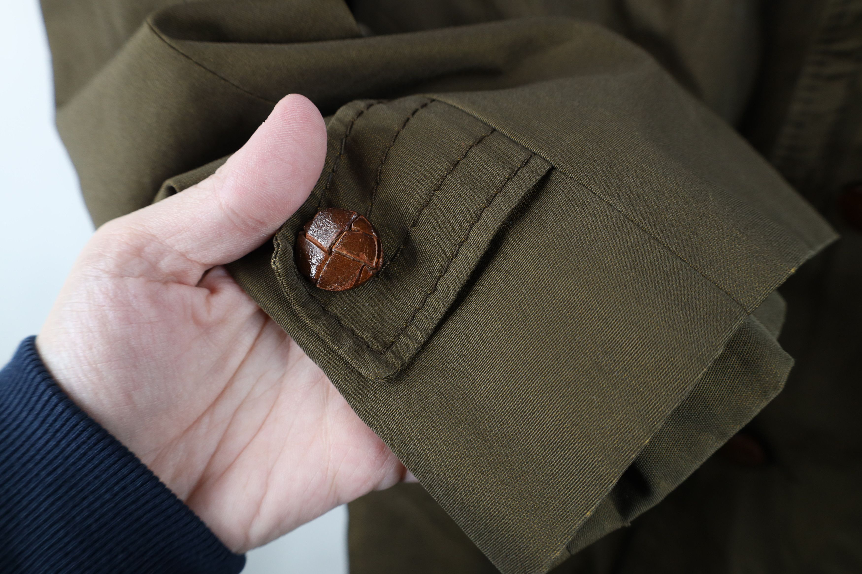 Vintage Vintage 60s 70s Streetwear Cotton Rain Coat Jacket Brown Size US XXL / EU 58 / 5 - 5 Thumbnail