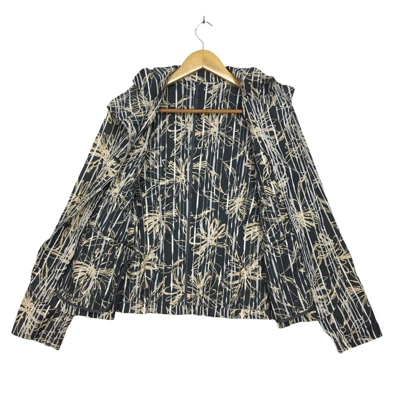 Vintage Vtg BELLUCCI INTERNATIONAL Button Jacket Full Floral Size L / US 10 / IT 46 - 2 Thumbnail