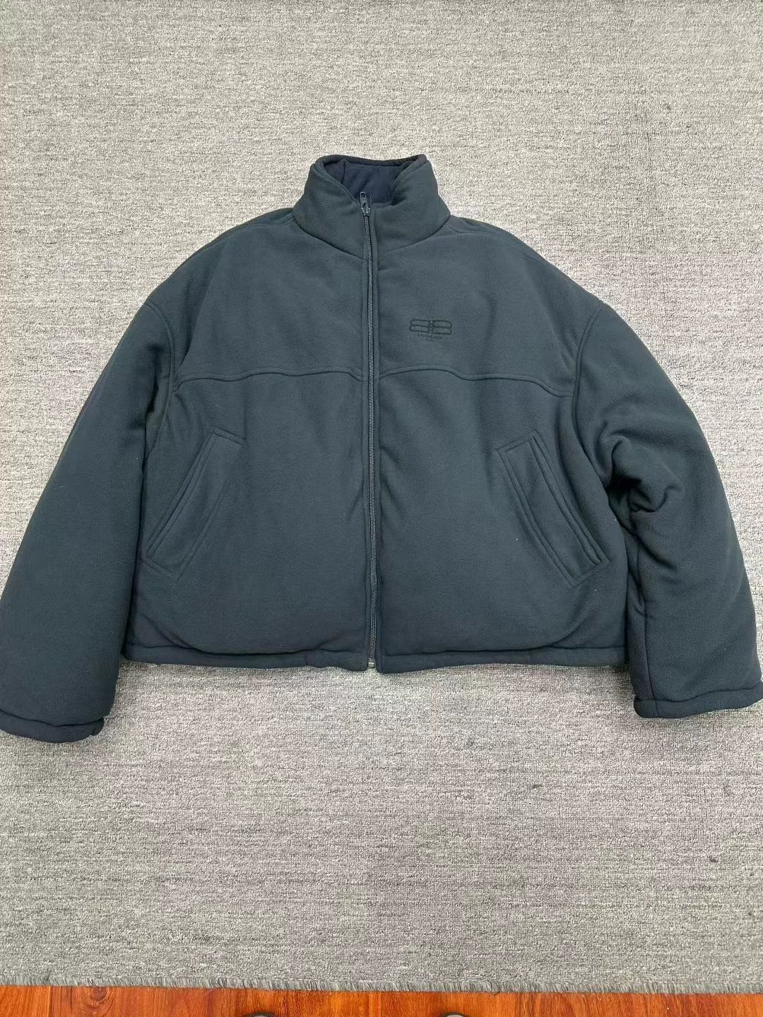 Balenciaga Balenciaga Double B Reversible Fleece Jacket Size US M / EU 48-50 / 2 - 1 Thumbnail