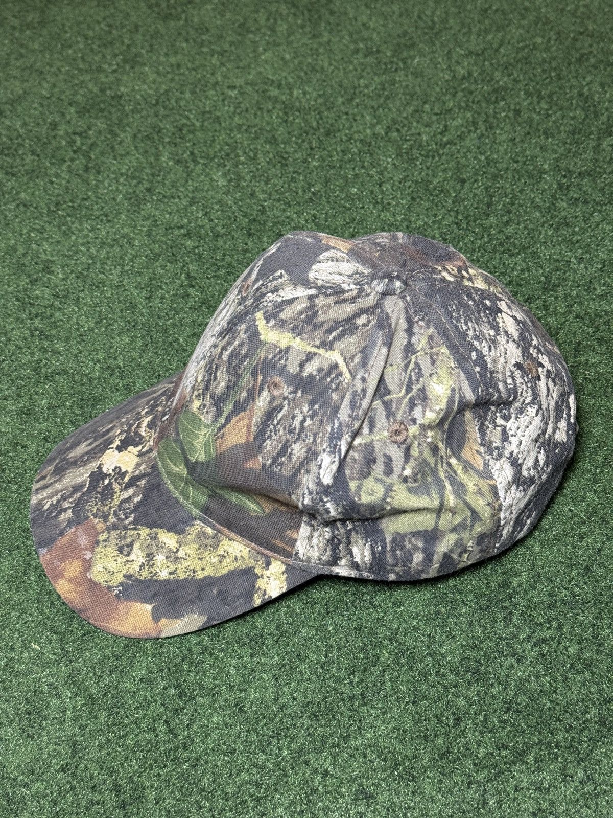 Mossy Oaks × Realtree Vtg Y2K Mossy Oak Real Tree Camo Woodland Baseball Cap Hat Size ONE SIZE - 4 Thumbnail
