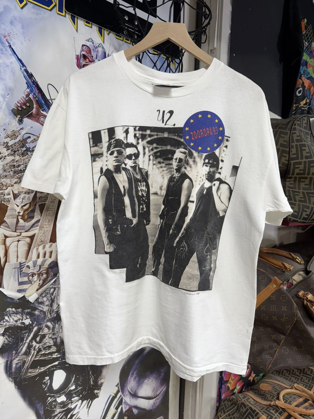 Vintage Vintage 90’s U2 Band T-Shirt Vtg Tour Tee Size Medium Size US M / EU 48-50 / 2 - 7 Thumbnail
