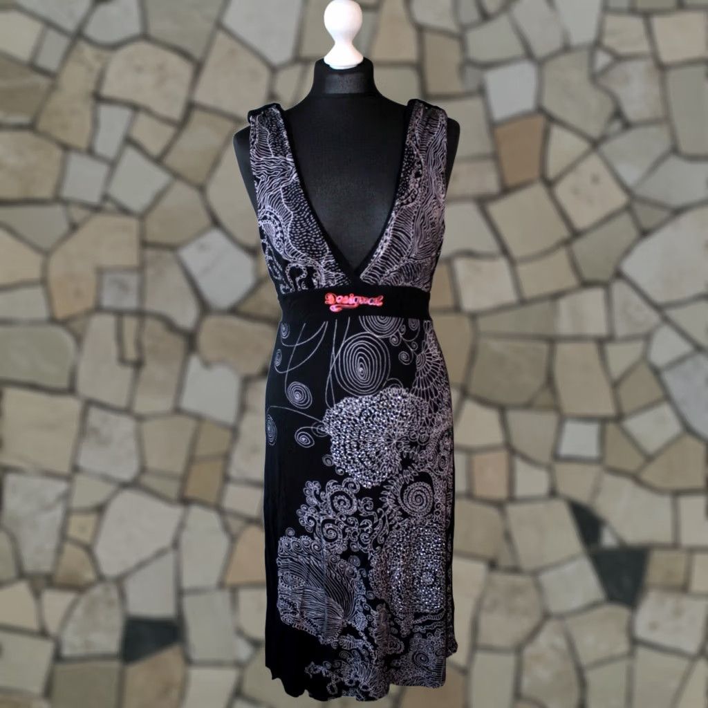 Desigual Desigual womens dress Black Size L Size L / US 10 / IT 46 - 1 Thumbnail