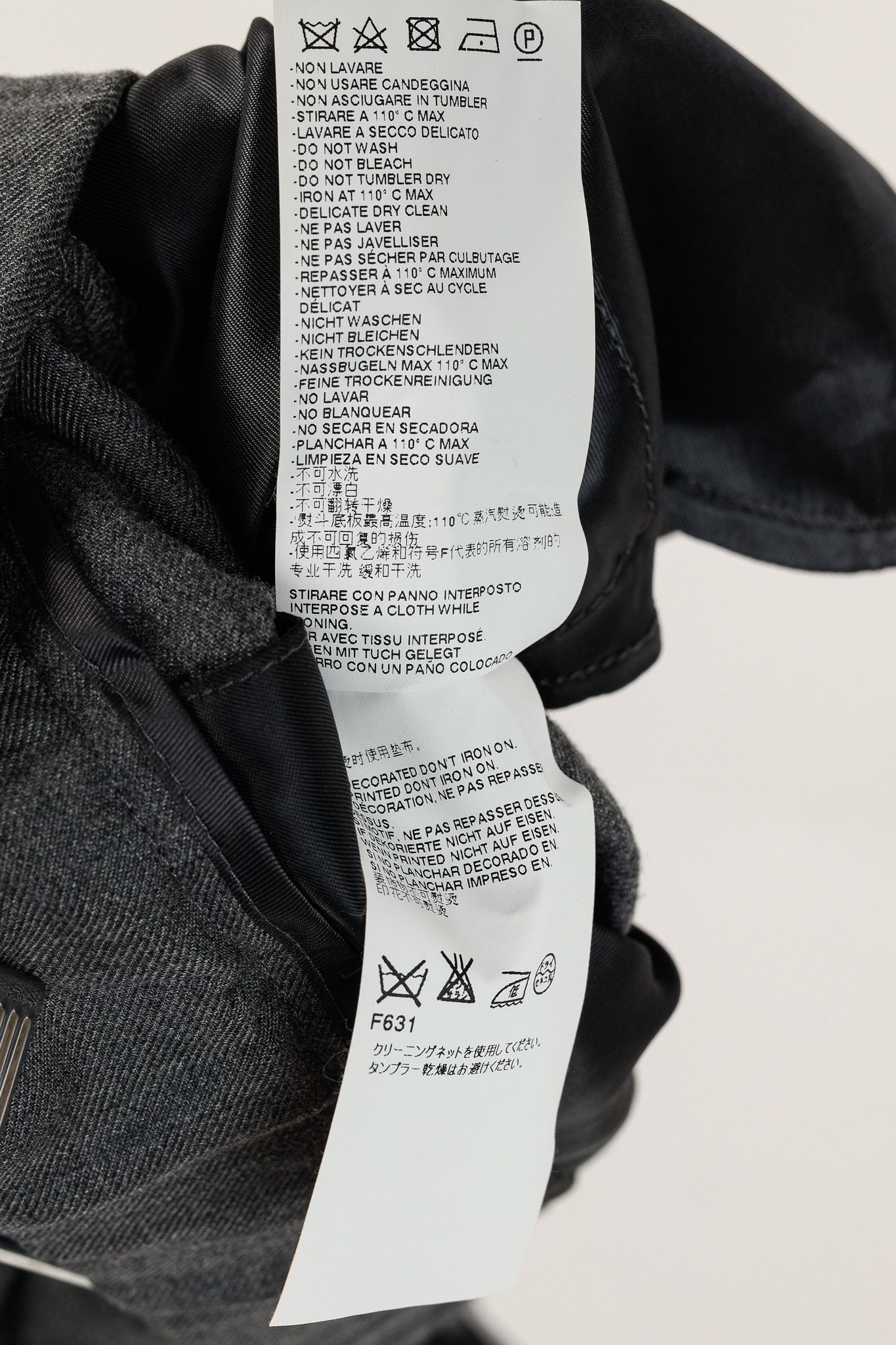 MM6 × Maison Margiela MM6 Maison Martin Margiela Wool-Blend Black-Waist Trousers Size 27" / US 4 / IT 40 - 8 Thumbnail