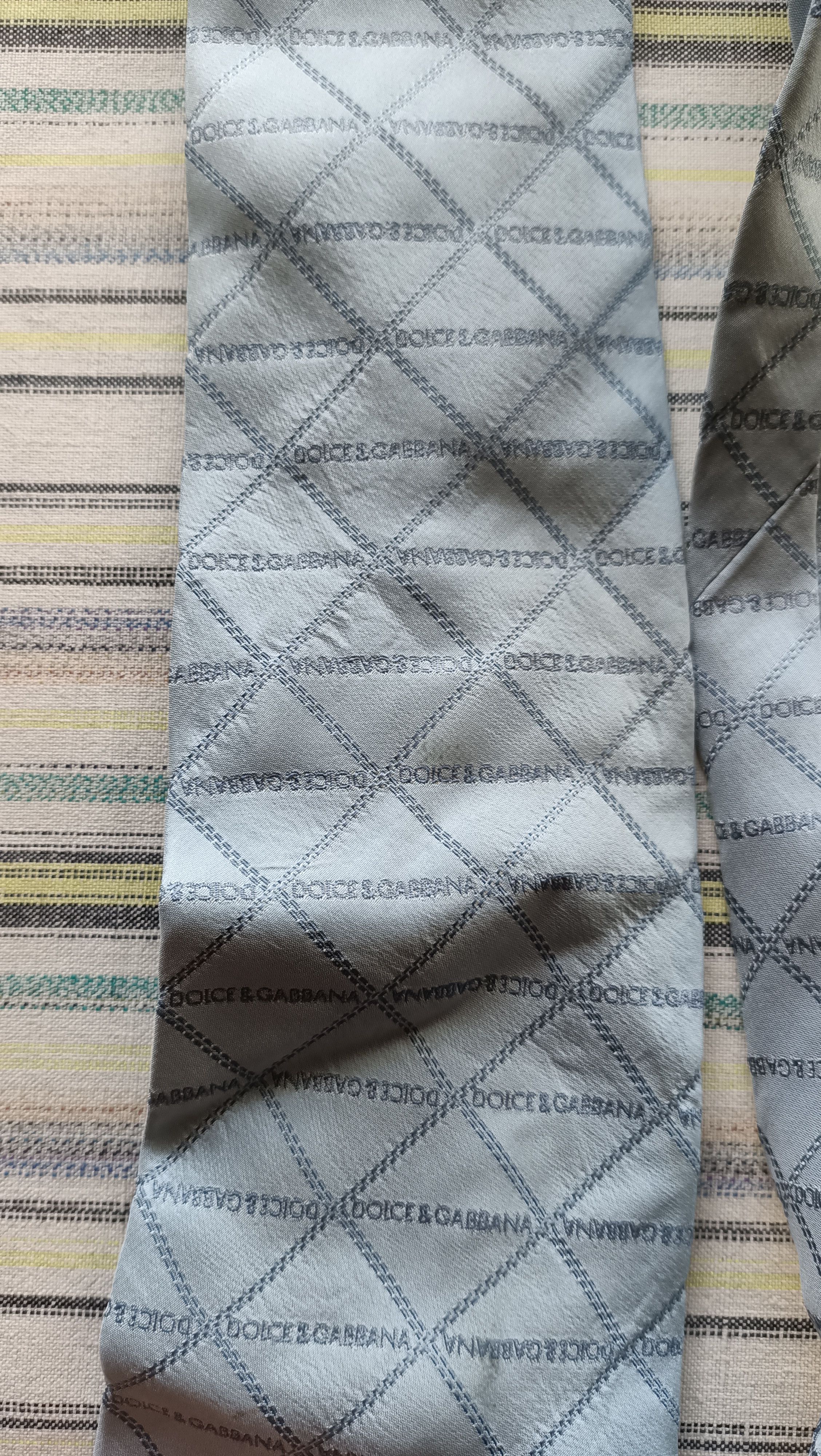 Dolce & Gabbana Monogram Dolce & Gabbana silk tie Size ONE SIZE - 2 Thumbnail