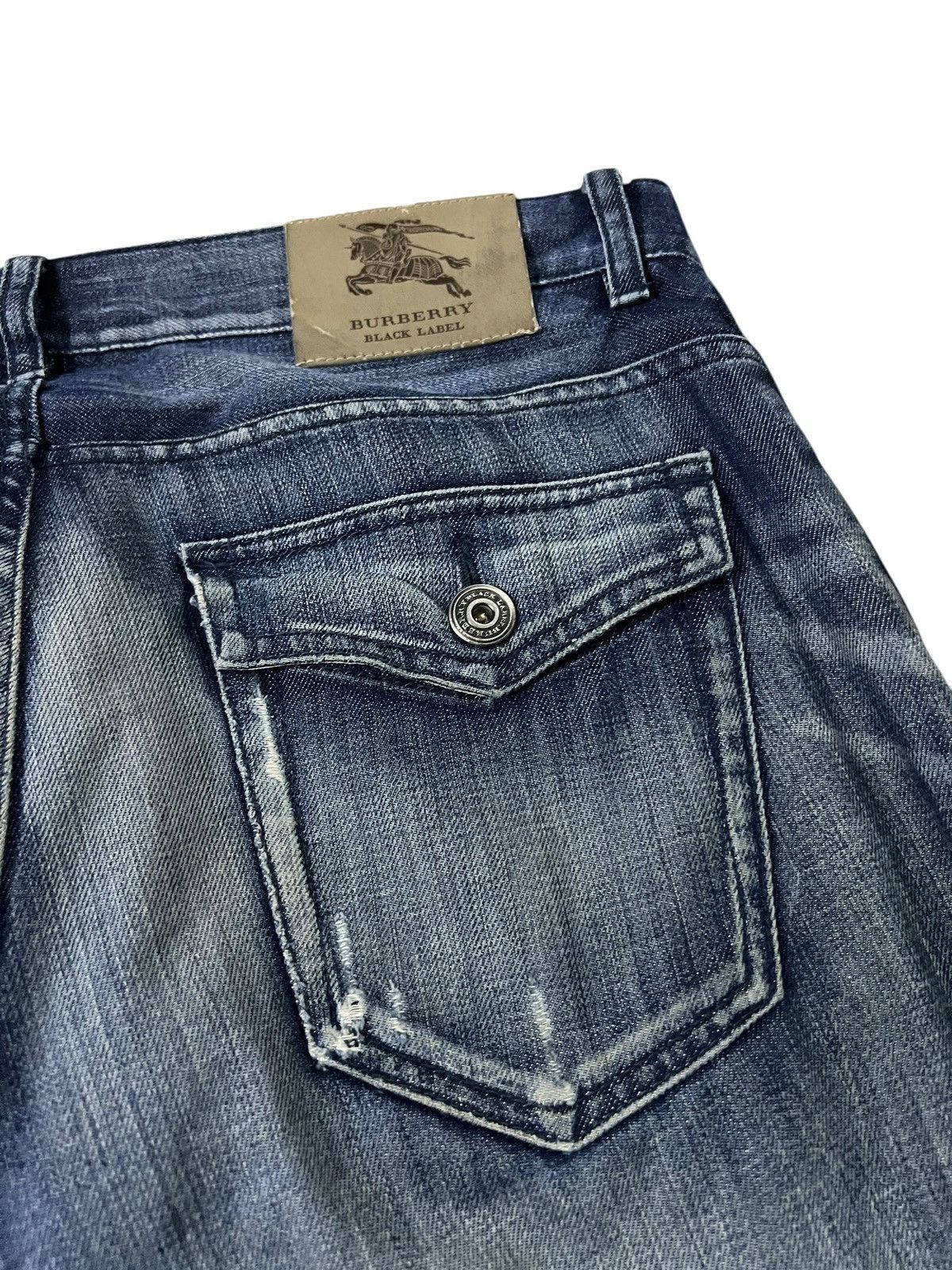 Burberry Burberry Black Label Mud Wash Jean Size US 31 - 13 Thumbnail