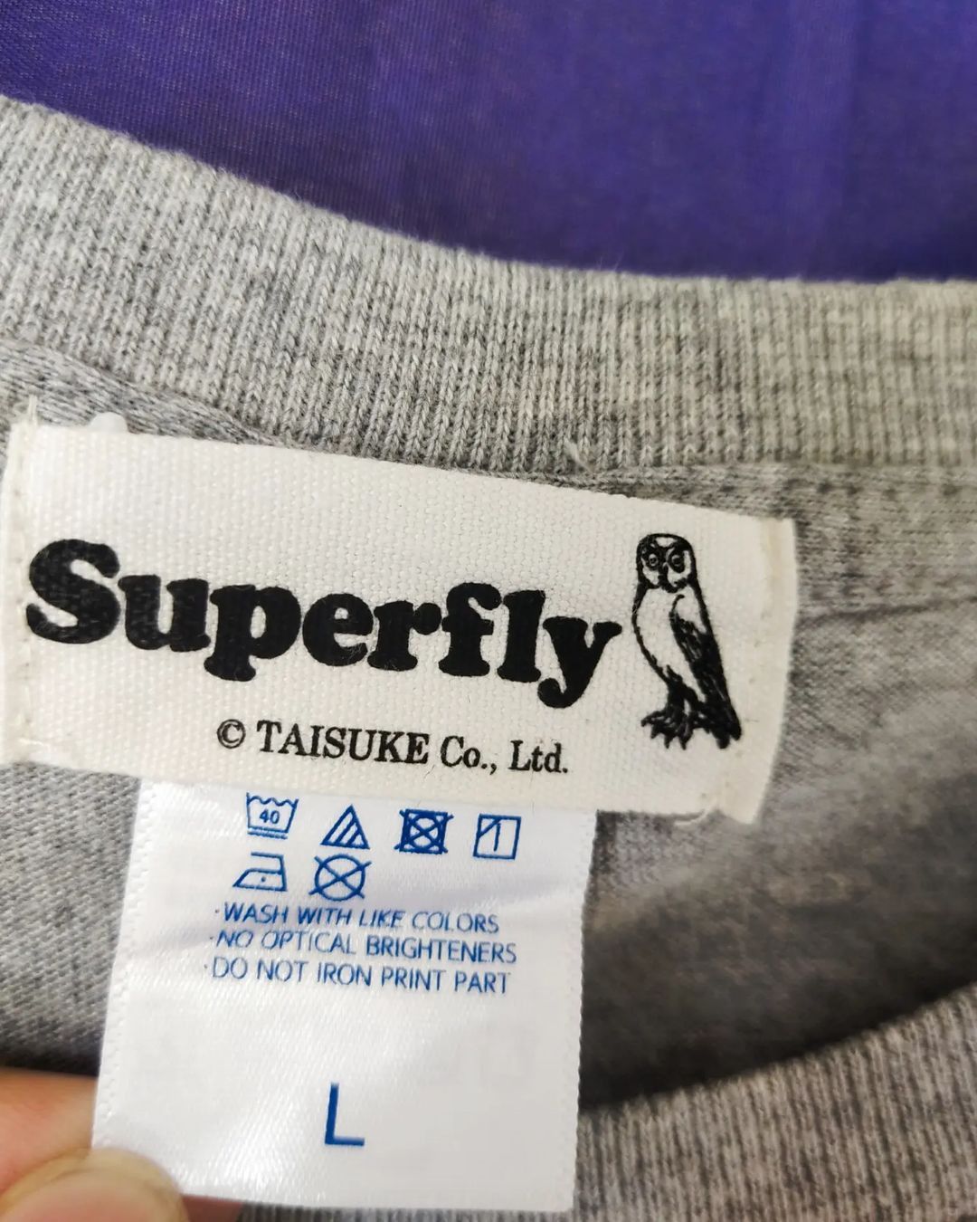 Band Tees × Japanese Brand Superfly Into The Circle Grey Music Tees Size US M / EU 48-50 / 2 - 5 Thumbnail