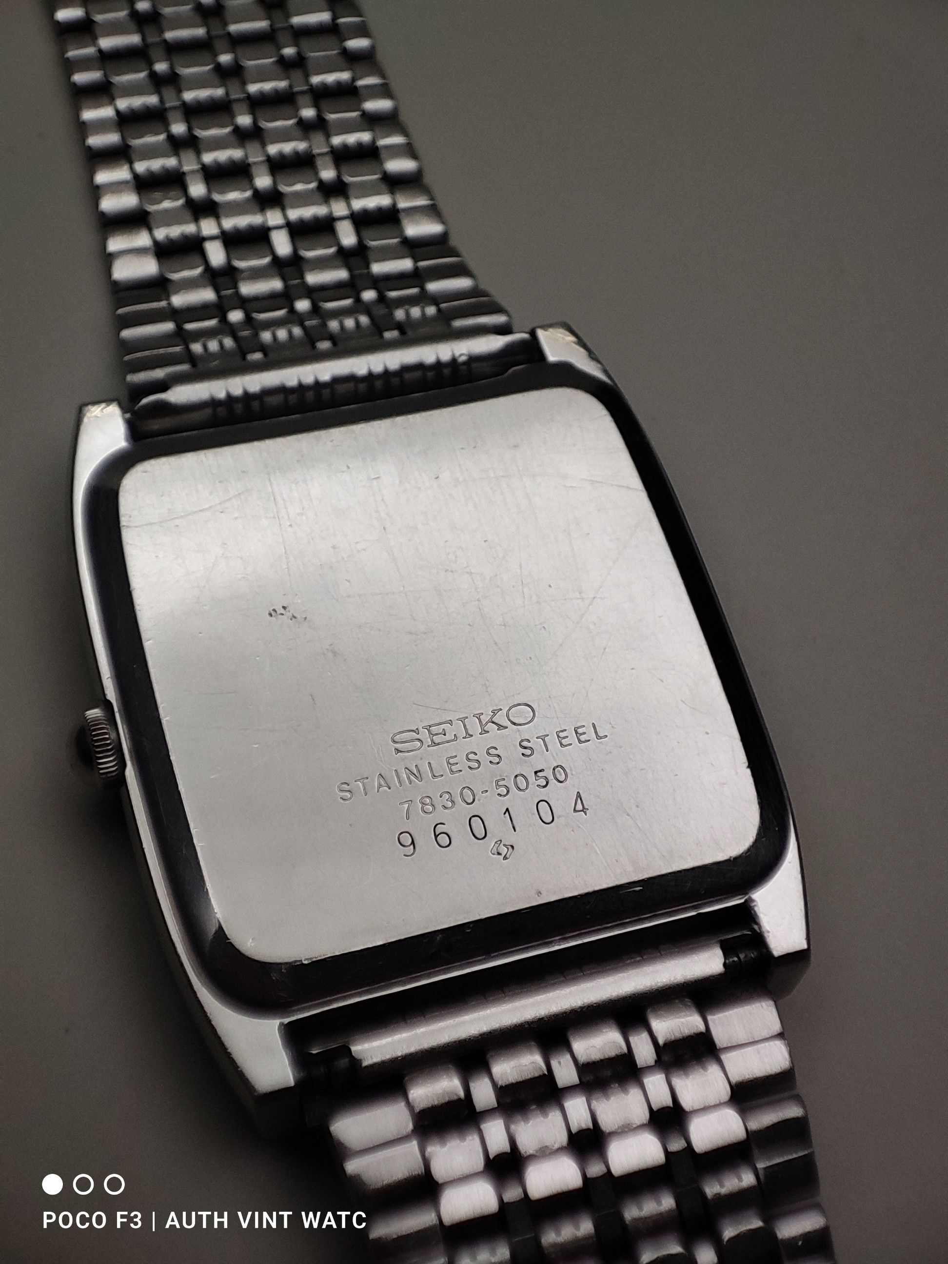 Seiko Authentic Vintage Seiko Quartz Tank 7830 Men Watch Size ONE SIZE - 7 Thumbnail