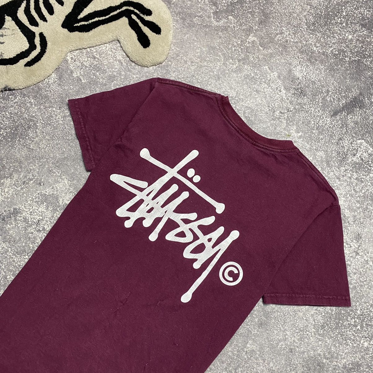Stussy × Vintage Vintage Stussy Big Logo Made In USA y2k opium tee Size US S / EU 44-46 / 1 - 3 Thumbnail