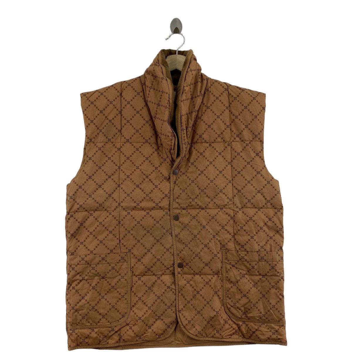 Celine Monogram Puffer Vest | Grailed