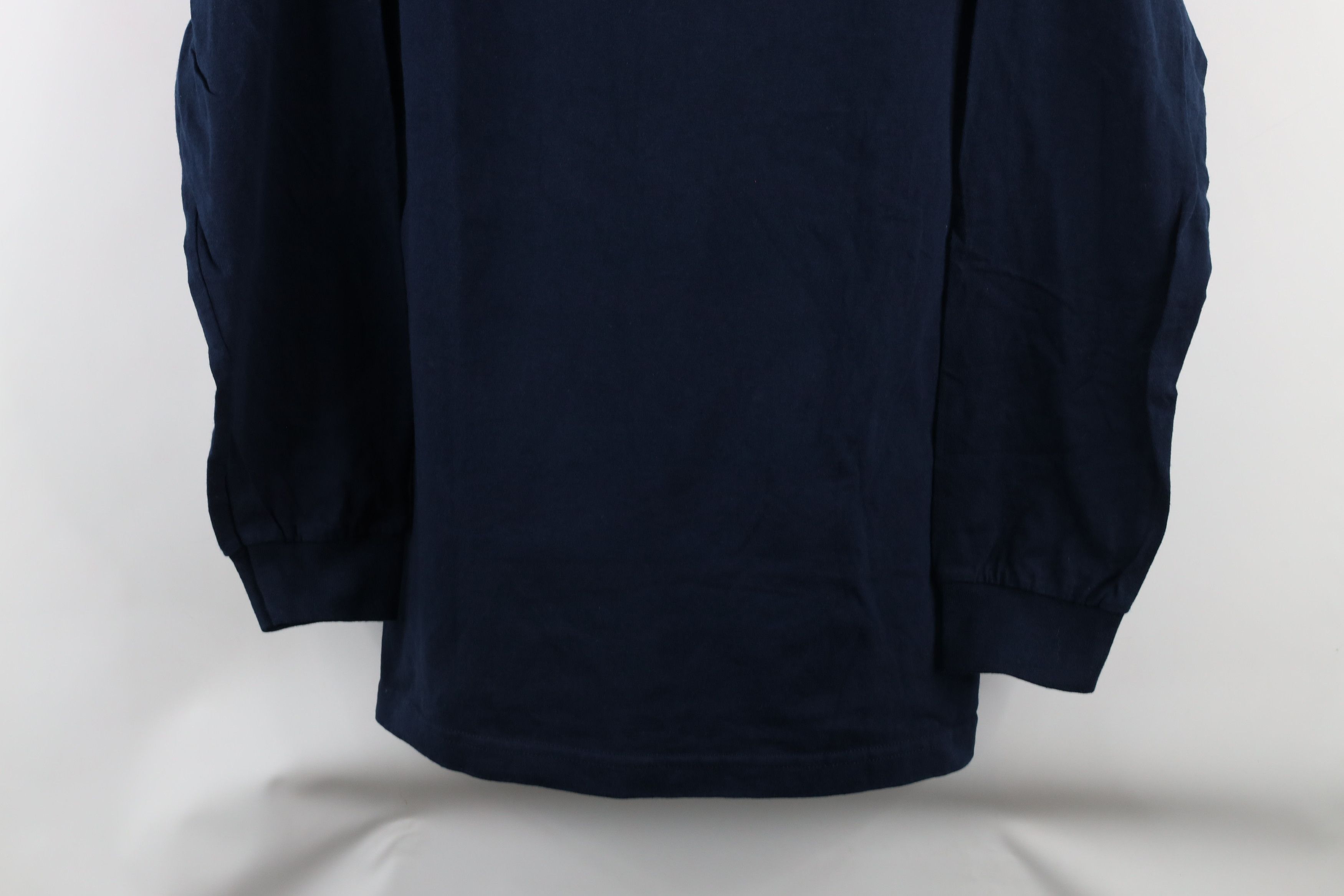 Levi's × Vintage Vintage 90s Levis Out USA Flag Long Sleeve T-Shirt Blue Size US L / EU 52-54 / 3 - 3 Thumbnail