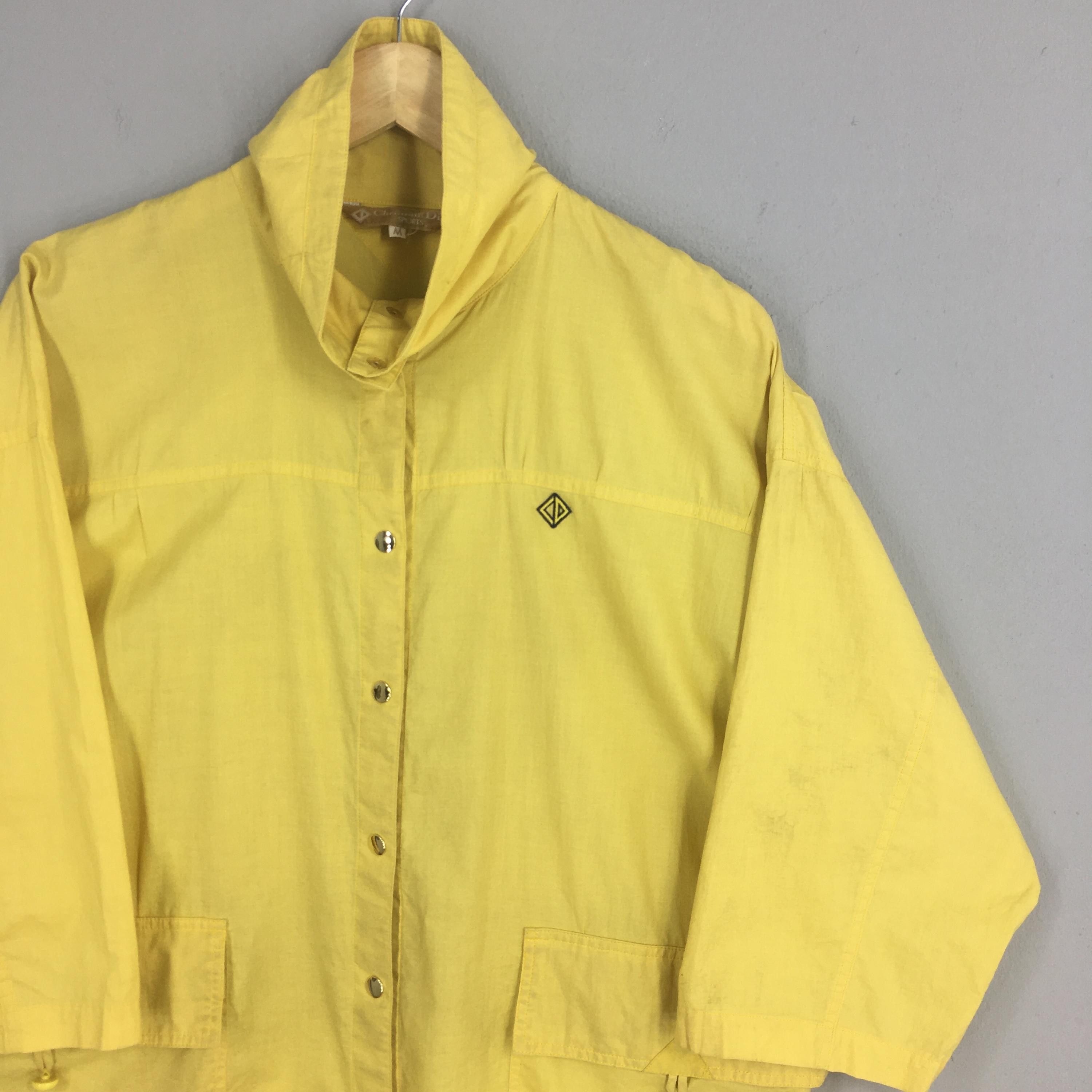 Christian Dior Monsieur × Designer Vintage Christian Dior Paris Yellow Jacket Medium Size M / US 6-8 / IT 42-44 - 2 Thumbnail
