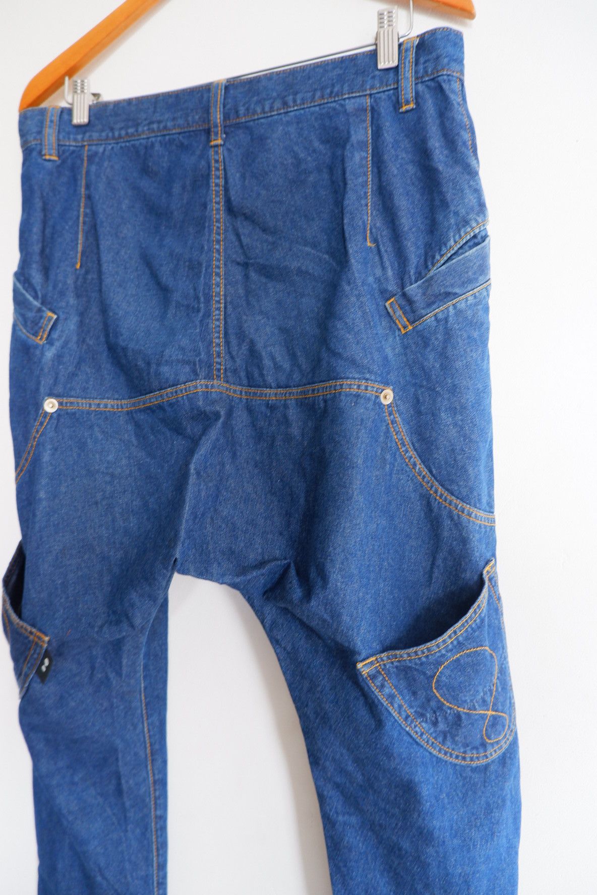 mercibeaucoup Mercibeaucoup Drop Crotch Gloves Pocket Jeans Size US 34 / EU 50 - 4 Thumbnail