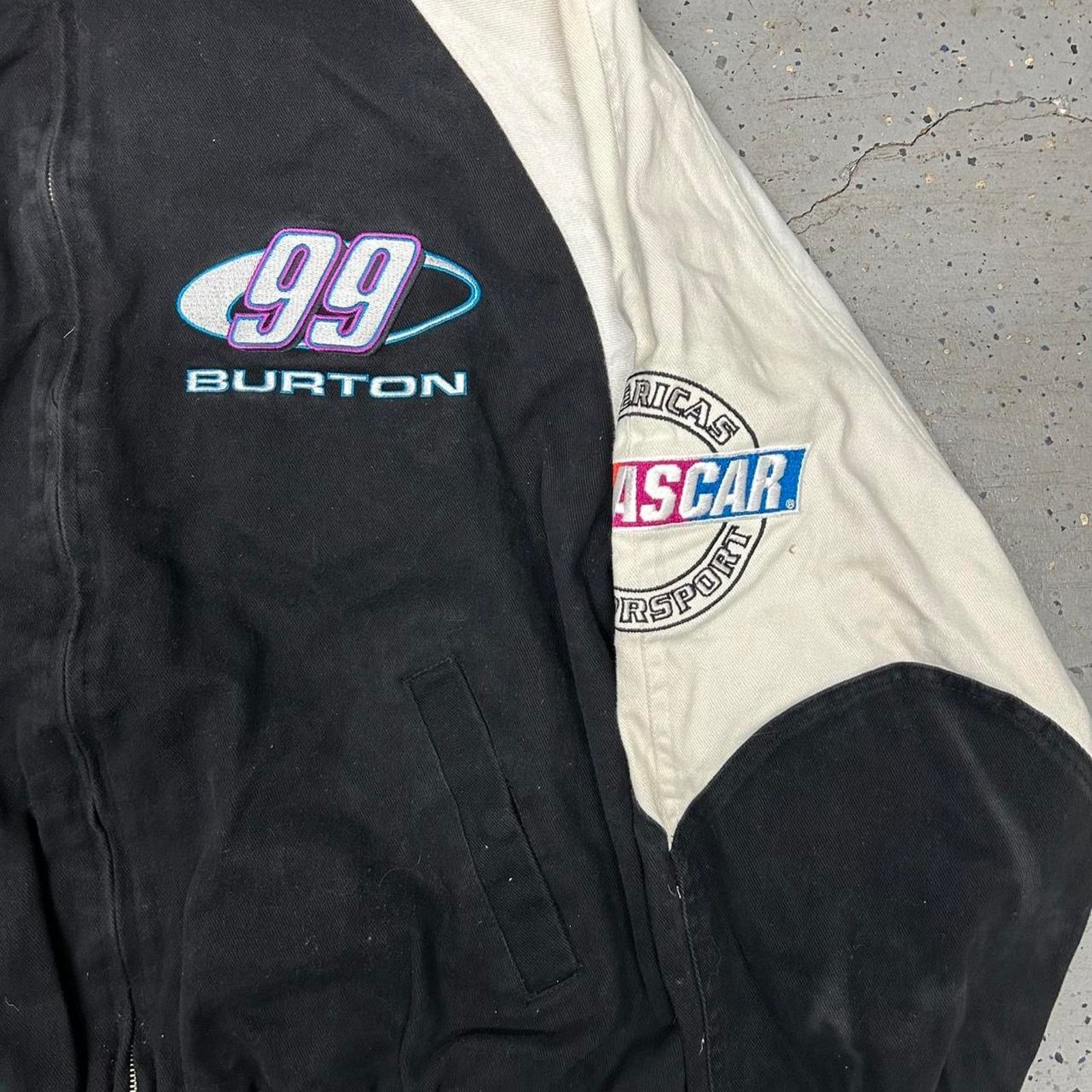 Logo Athletic VTG Jeff Burton Racing NASCAR jacket Size US L / EU 52-54 / 3 - 3 Thumbnail