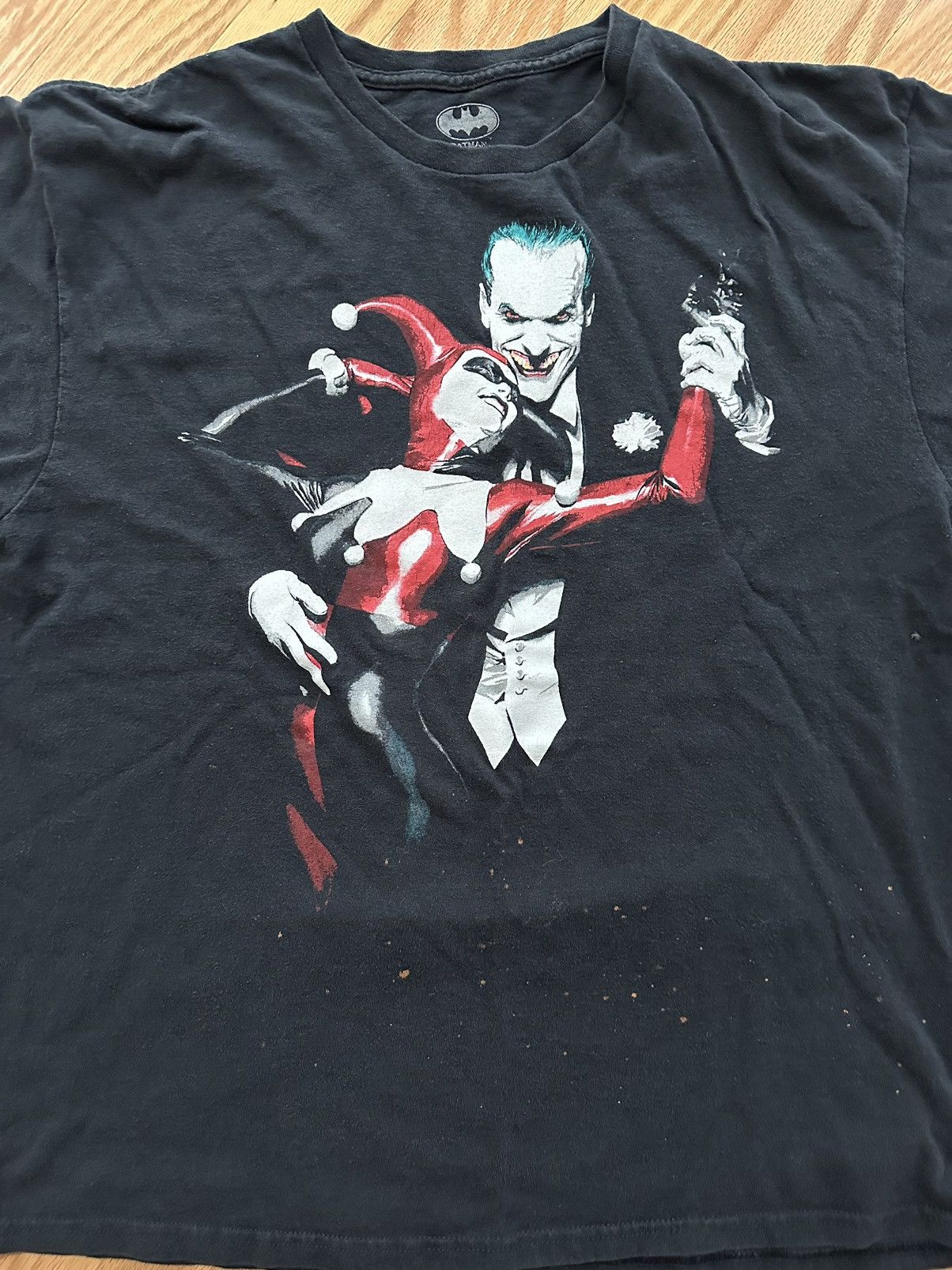 DC Comics × Vintage Batman DC Comics Joker and Harley Quinn black t shirt Size US XL / EU 56 / 4 - 2 Thumbnail