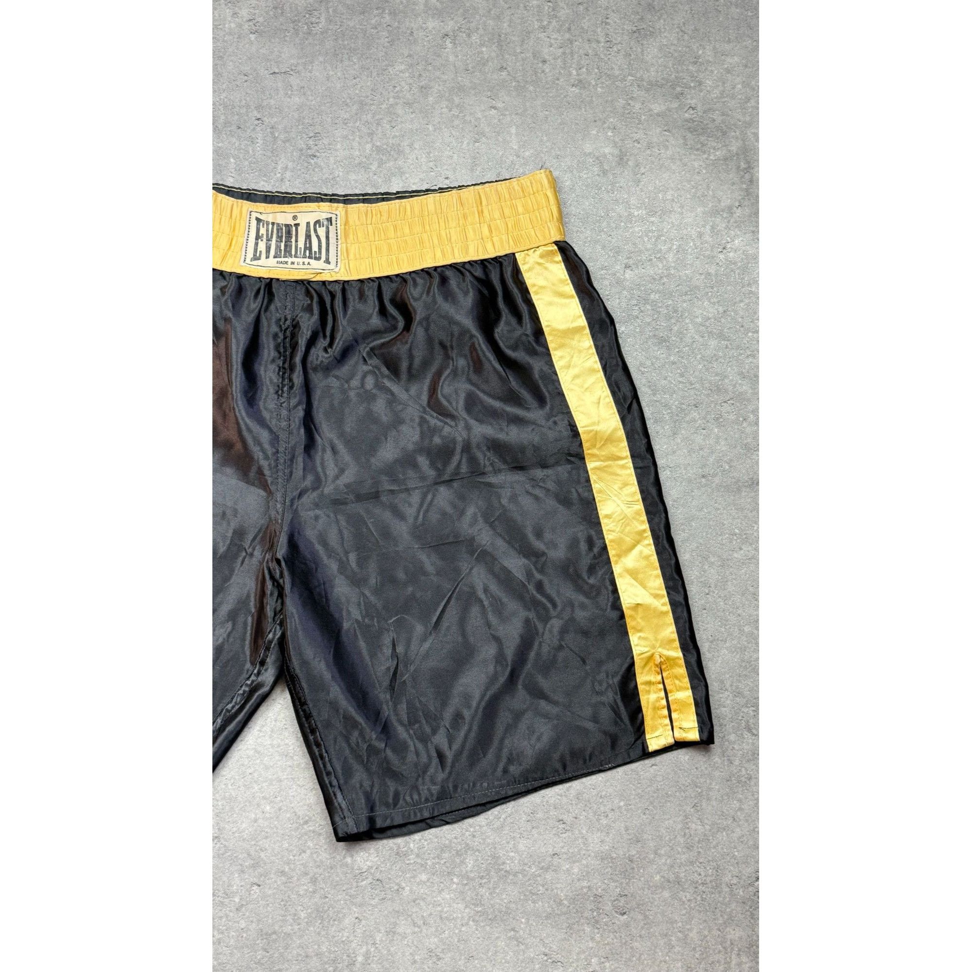 Everlast EVERLAST Professional Boxing Shorts – Black/White – Size XL Size US 36 / EU 52 - 9 Thumbnail