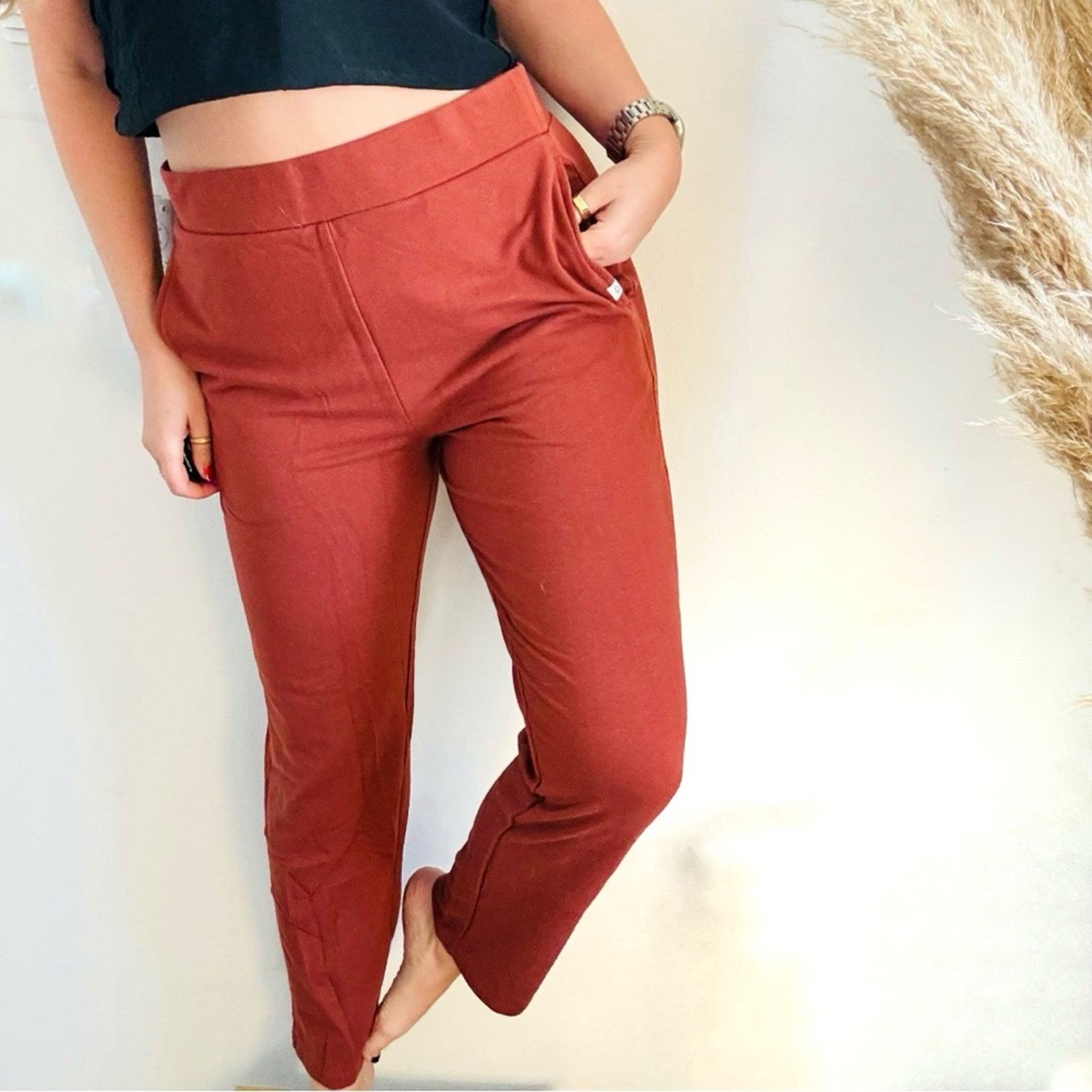 Ugg NEW UGG Straight Rust Brick Red Sweatpants Lounge PJ Pant Size US 32 / EU 48 - 9 Thumbnail