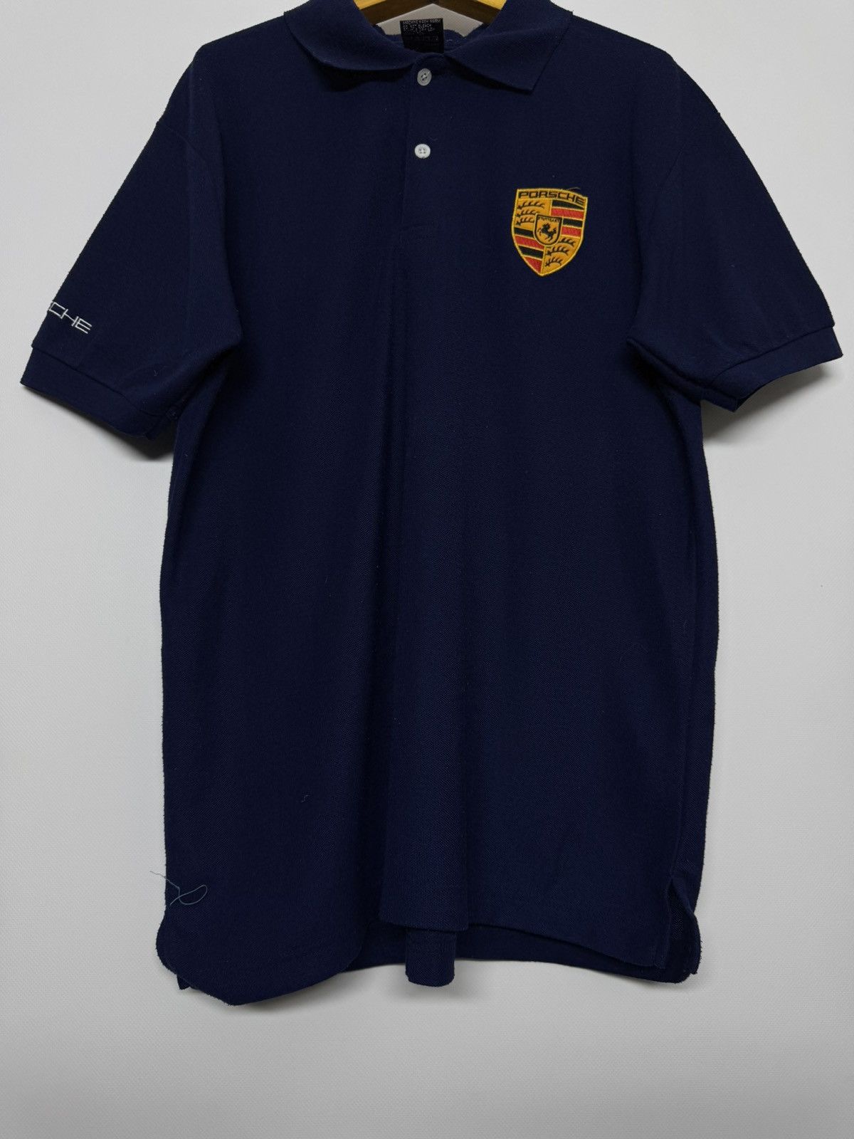Porsche Design Y2K Porsche Sportscar Racing 2-Button Polo Shirt Size US L / EU 52-54 / 3 - 9 Thumbnail