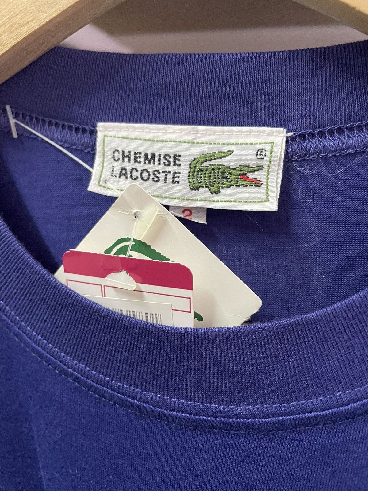 Lacoste × Vintage Vintage Lacoste Single Stiches Tee With Tag Size US M / EU 48-50 / 2 - 6 Thumbnail