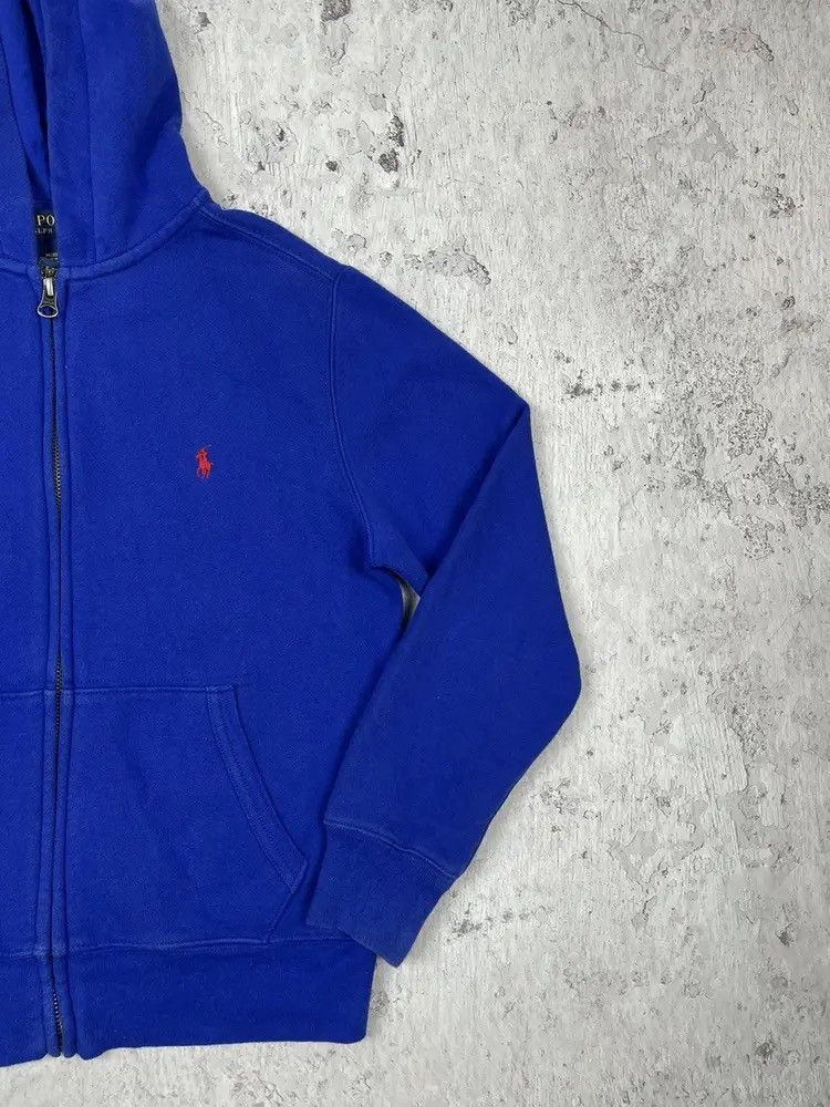 Polo Ralph Lauren Vintage Women’s Polo Ralph Lauren Basic Navy Zip Hoodie Size S / US 4 / IT 40 - 3 Thumbnail