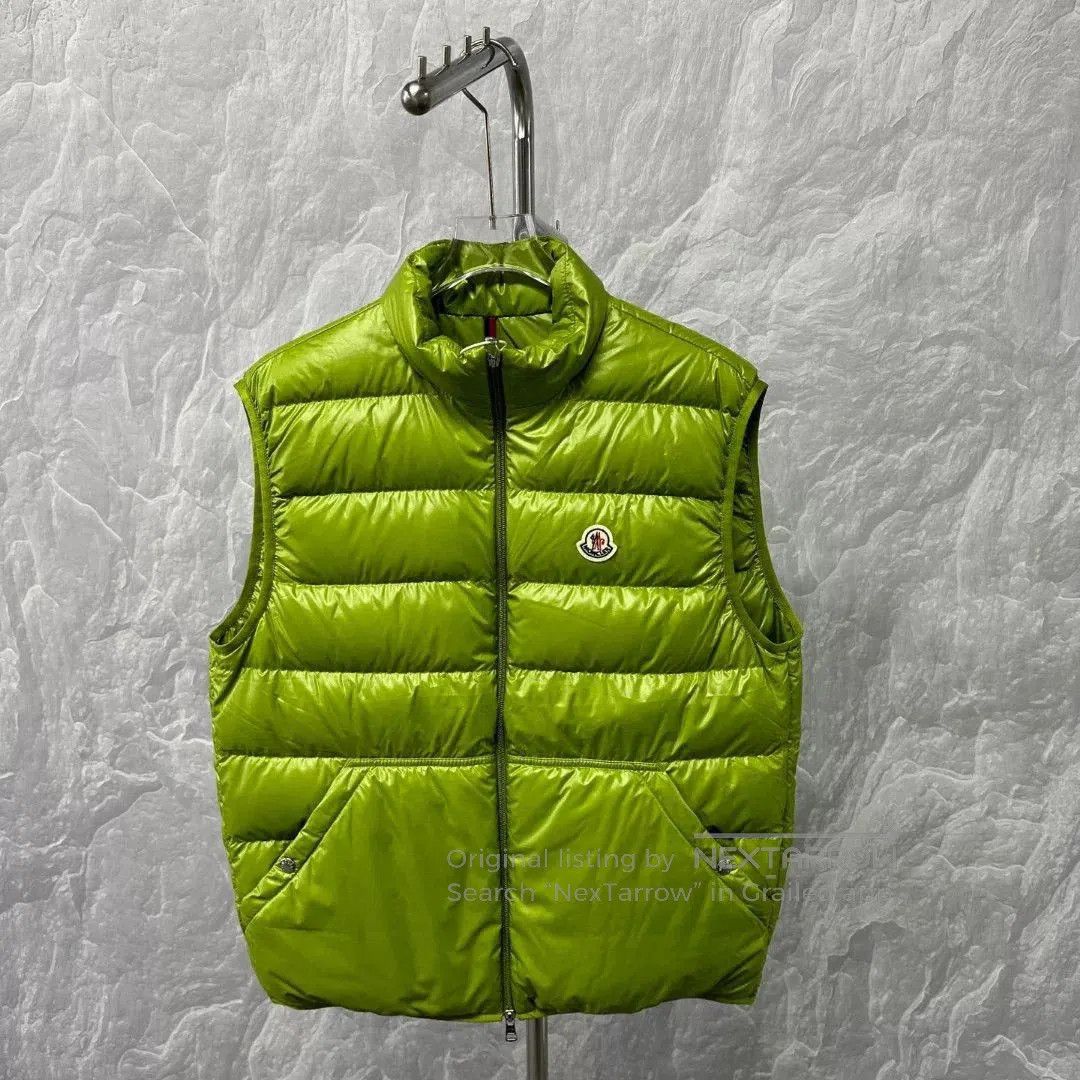 Moncler moncler lightweight green puffer vest for men. Size US M / EU 48-50 / 2 - 1 Thumbnail